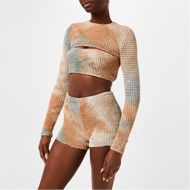 Off-White o1g2r1mq1224 Crop Top in Multicolor Size S / US 4 / IT 40 - 3 Thumbnail
