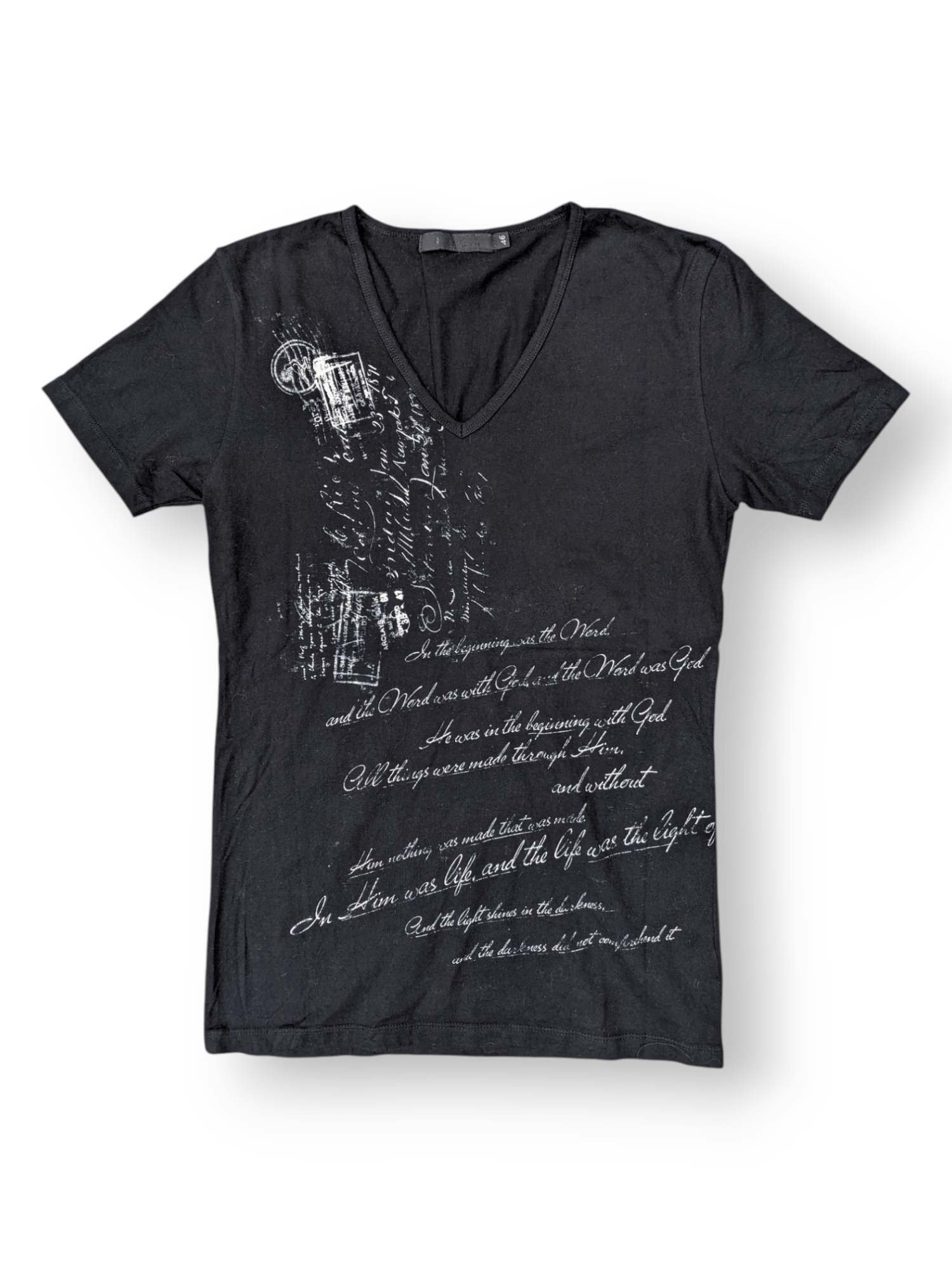 GOSTAR DE FUGA FUGA JAPANESE BRAND VKEI POEM T SHIRT Size L / US 10 / IT 46 - 1 Thumbnail