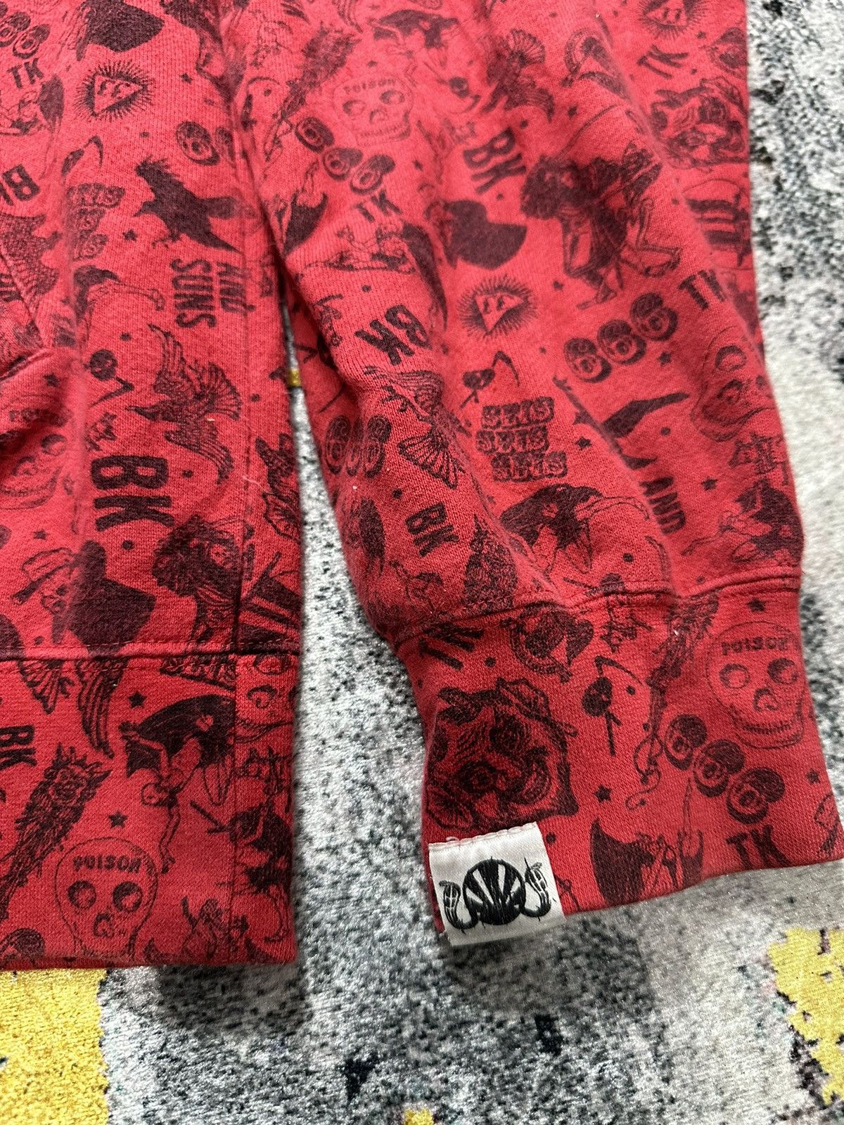 Drain Gang JAPAN 666 DEVIL&SKULL BRAND AND SUNS IFSIXWASNINE PUNK STYLE Size US XL / EU 56 / 4 - 5 Thumbnail
