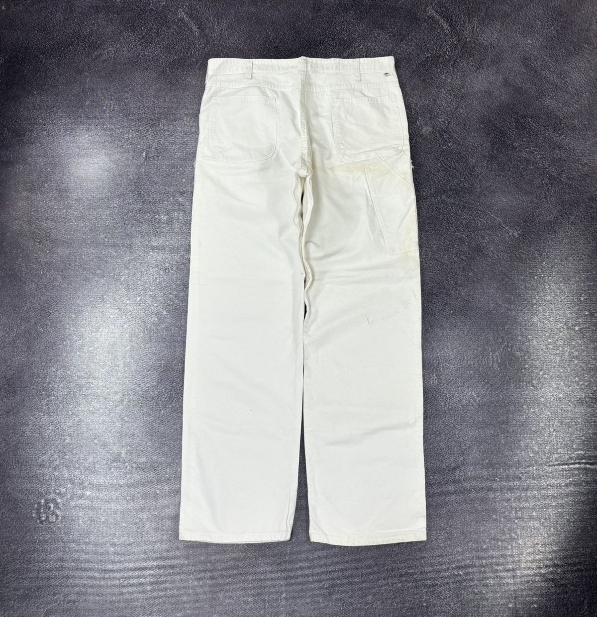 Dickies Vintage 90s Dickies USA White Carpenter Skate Baggy Pants Size US 36 / EU 52 - 1 Thumbnail