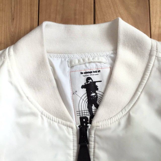 BAPE HUNTING MA-1 Bomber Jacket Blue camo a bathing ape