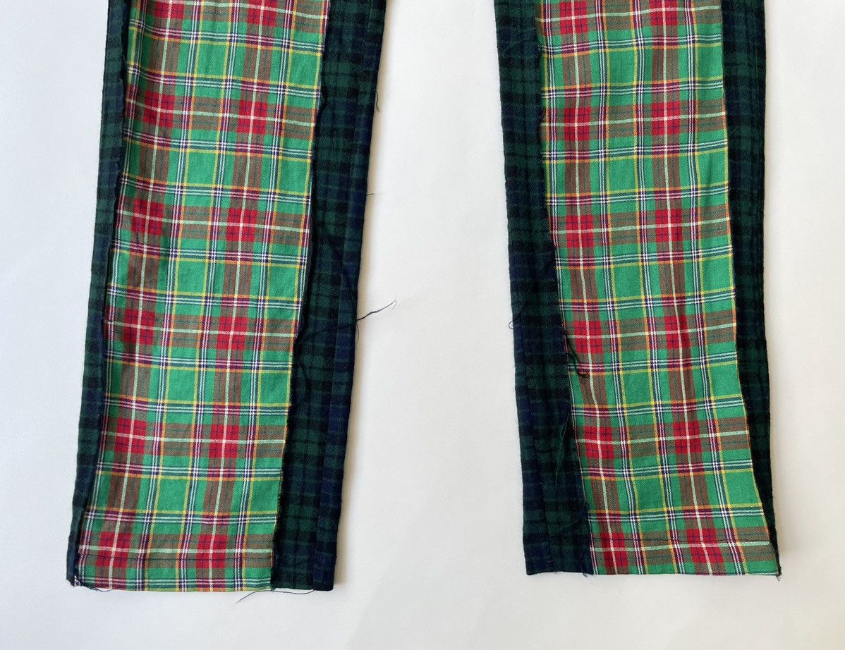 Comme des Garcons ‘Reworked Tartan Panelled’ Wool Trousers Size US 34 / EU 50 - 9 Thumbnail