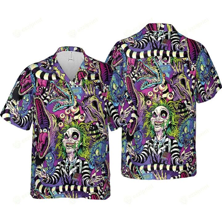 Other Stay Spooky Beetlejuice Hawaiian Shirt Size US L / EU 52-54 / 3 - 4 Thumbnail
