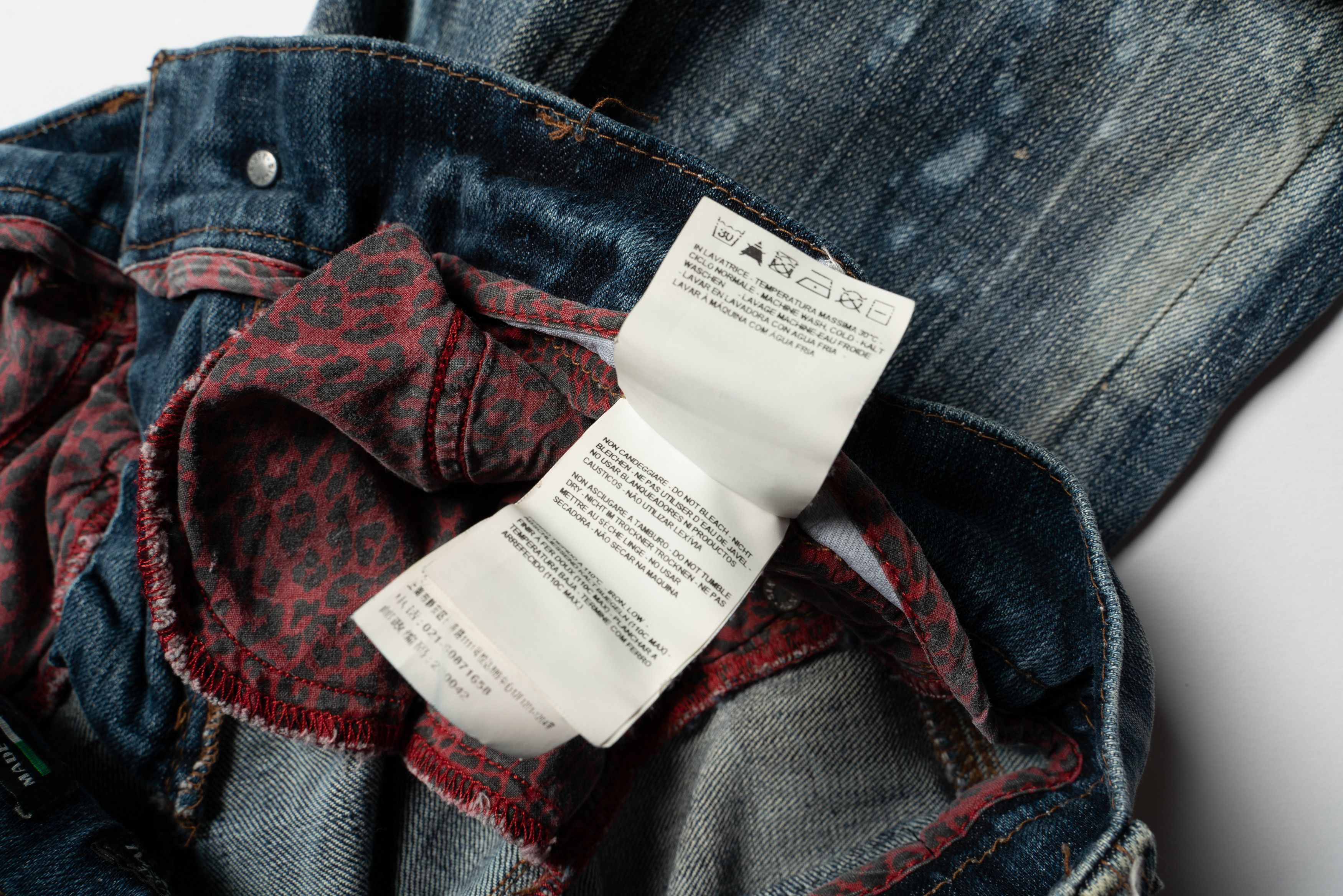 Miss Sixty 🔴 MISS SIXTY Nu-Metal Distressed Denim Jeans Y2K Size 31" - 9 Thumbnail