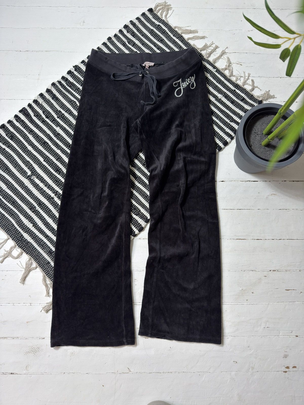 Juicy Couture VINTAGE JUICY COUTURE VELOUR PANTS Size 30" / US 8 / IT 44 - 1 Thumbnail