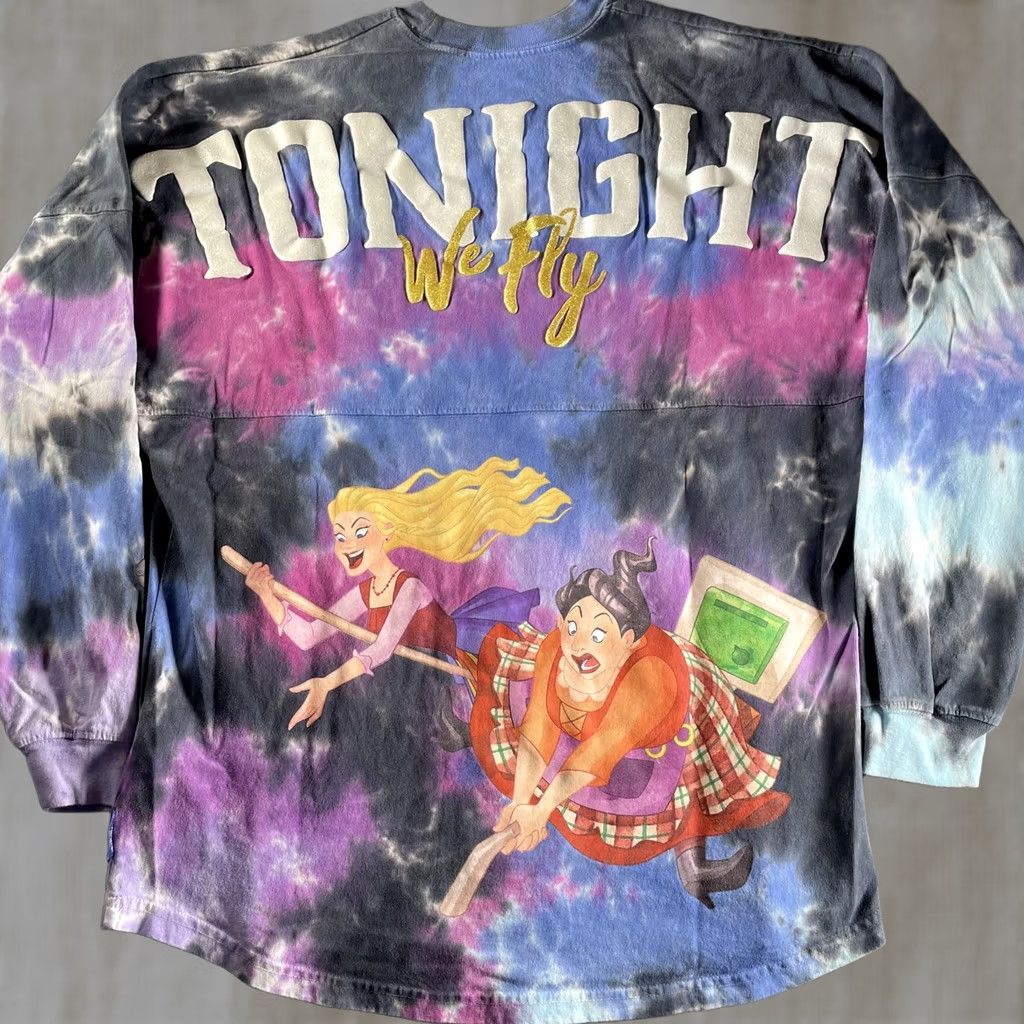 Disney Disney Hocus Pocus Spirit Jersey Shirt Womens Medium Tie Dye Sanderson Sisters Cat Halloween Disney Size M / US 6-8 / IT 42-44 - 1 Thumbnail