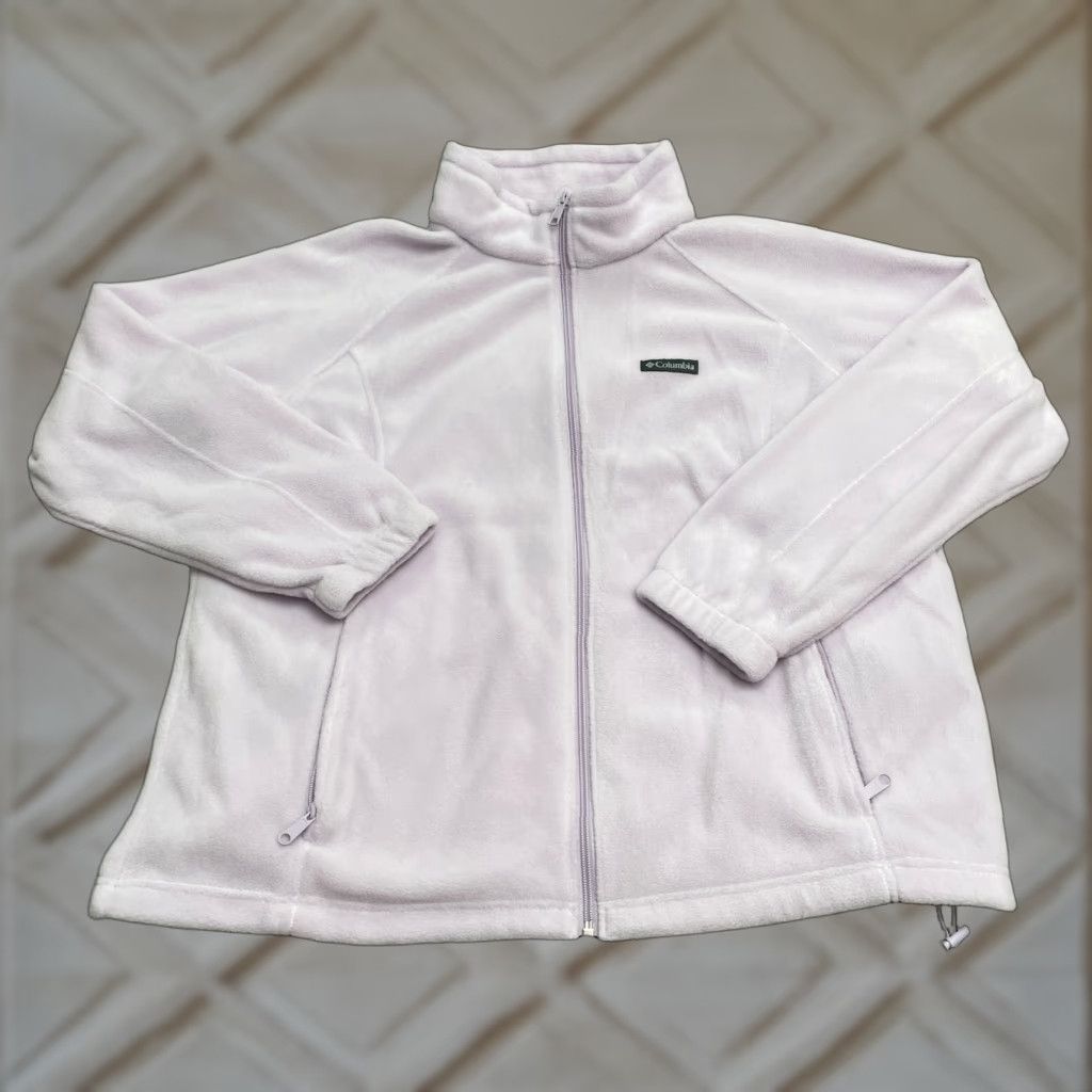 Pinko Columbia Benton Springs Jacket Womens 2X Pink Fleece Full Zip Pockets Outdoor Size XXL / US 16-18 / IT 52-54 - 1 Thumbnail