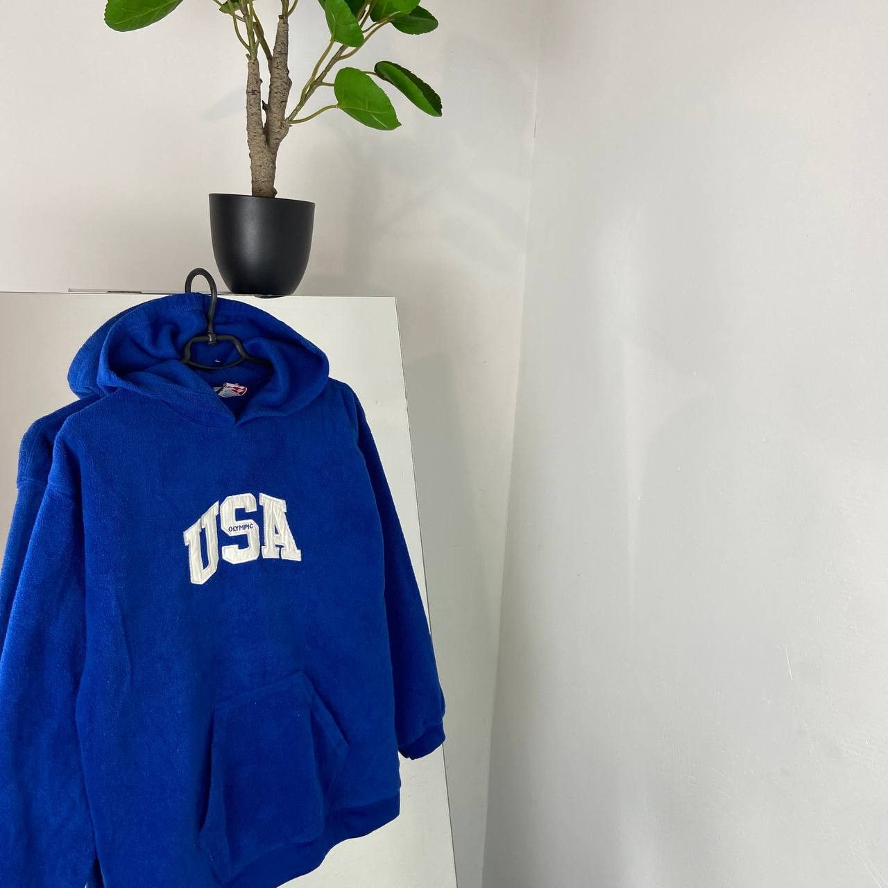 USA Olympics Fleece Hoodies Vintage Big Logo USA Olympic Y2K Mans Size US S / EU 44-46 / 1 - 1 Thumbnail