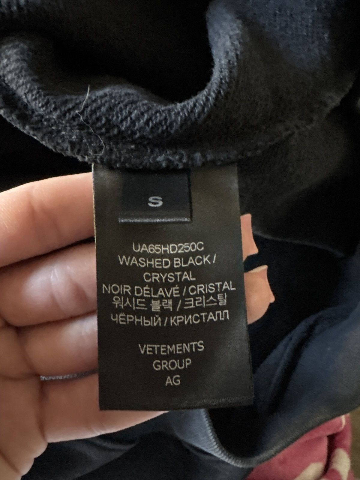 Vetements Vetements Limited Edition Rhinestone Hoodie Size US S / EU 44-46 / 1 - 5 Thumbnail