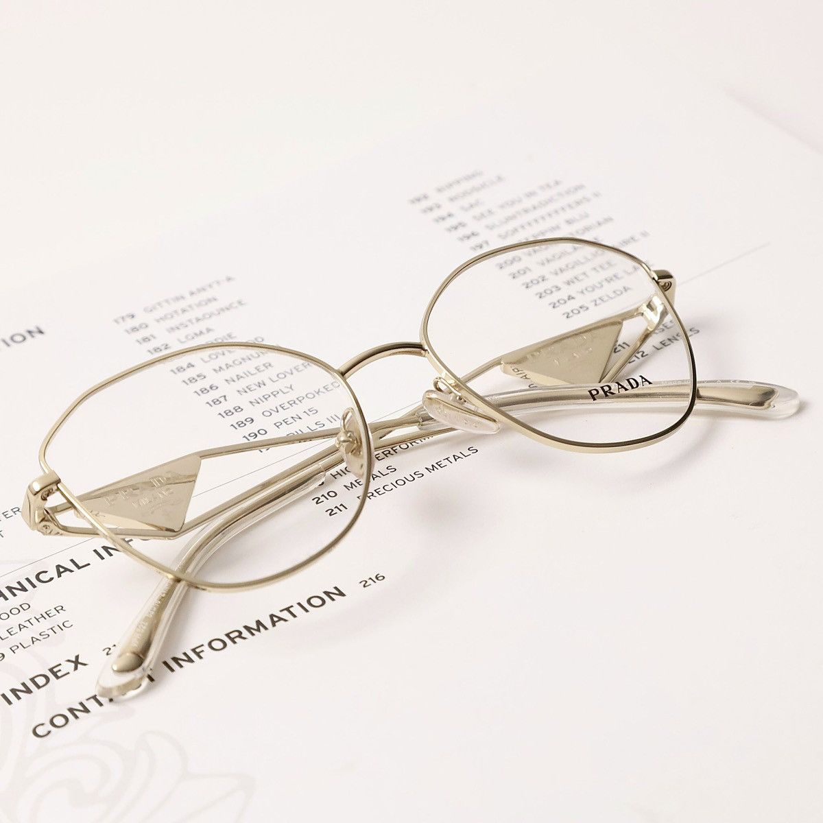 Prada PRADA 0PR 52ZV GLASSES Size ONE SIZE - 8 Thumbnail