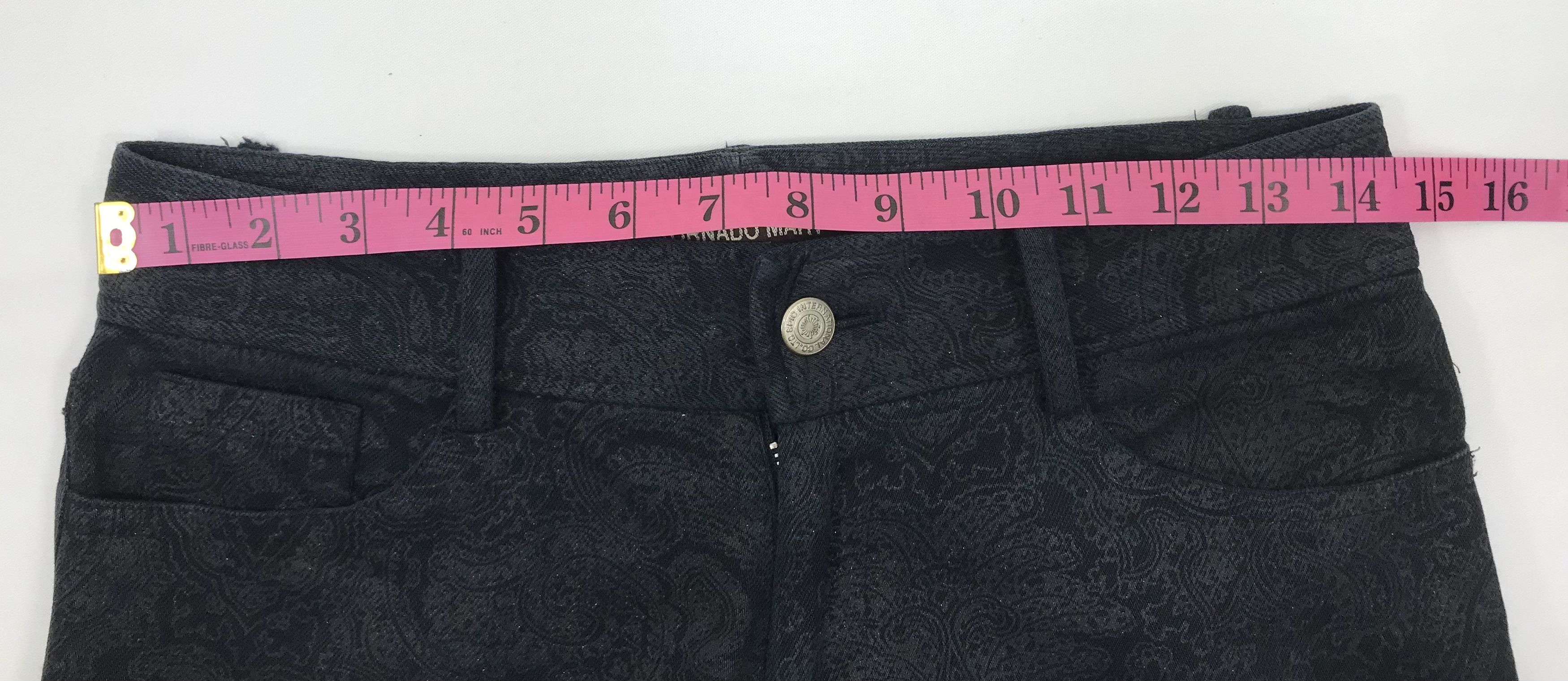 Tornado Mart Vintage Tornado Mart Damask Flare Pants Size US 28 / EU 44 - 13 Thumbnail