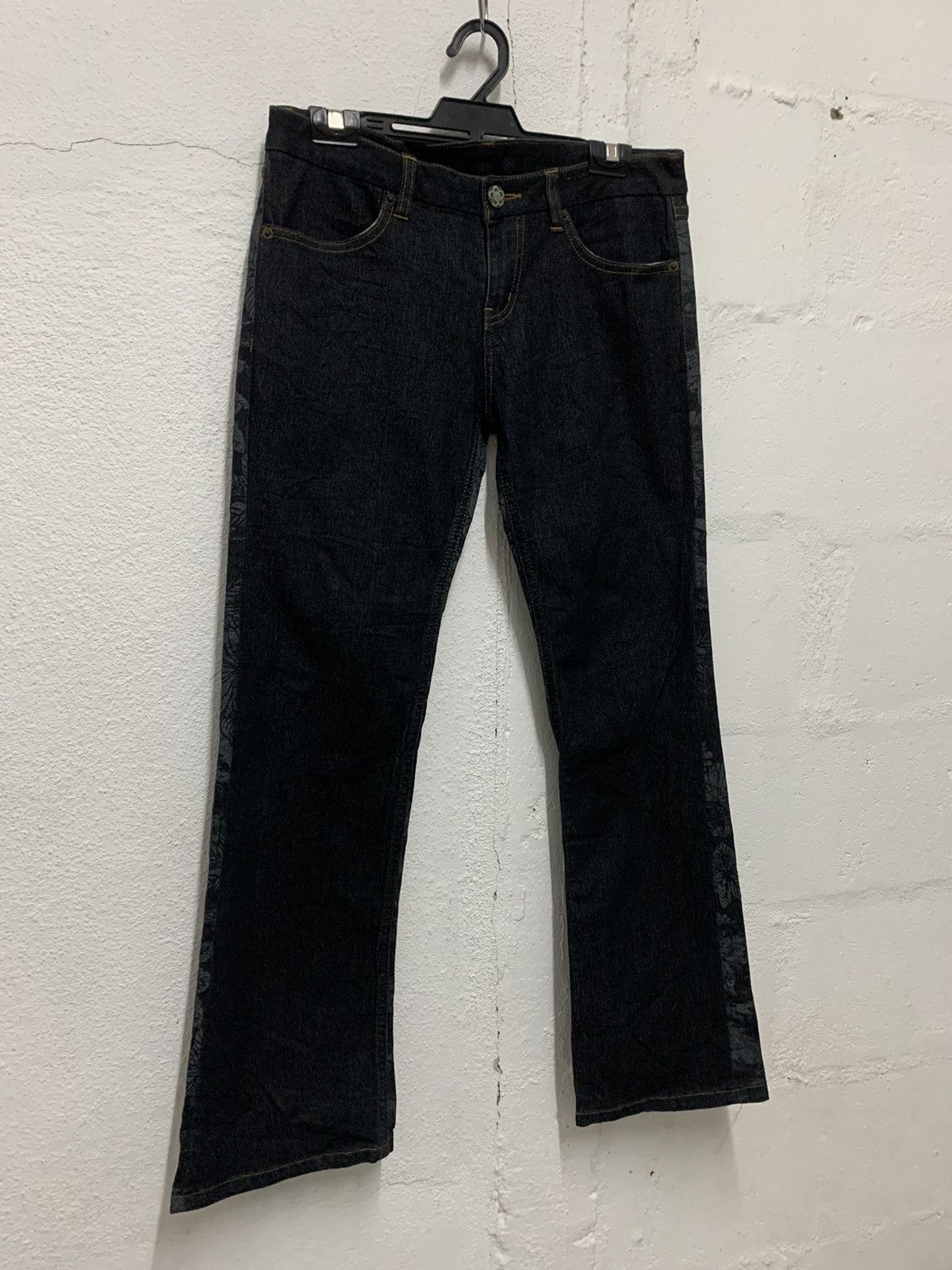 Japanese Brand Ai Lince Jeans Flora Size 30" / US 8 / IT 44 - 2 Thumbnail