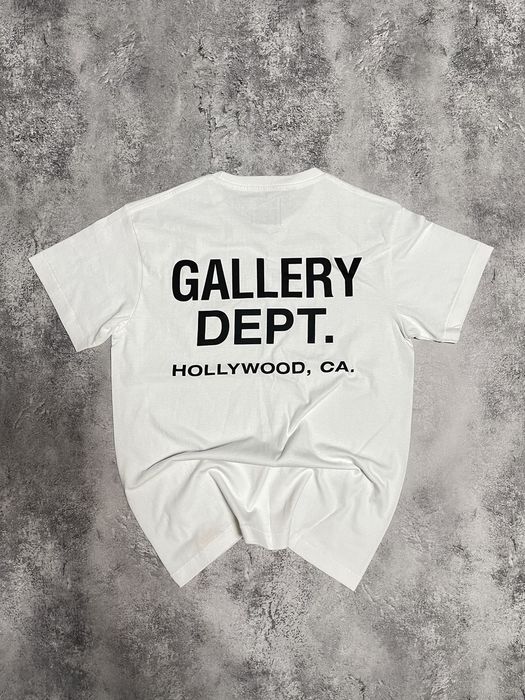 Gallery Dept. Gallery Dept Baby Blue Souvenir Hollywood Logo Tee Rare ...