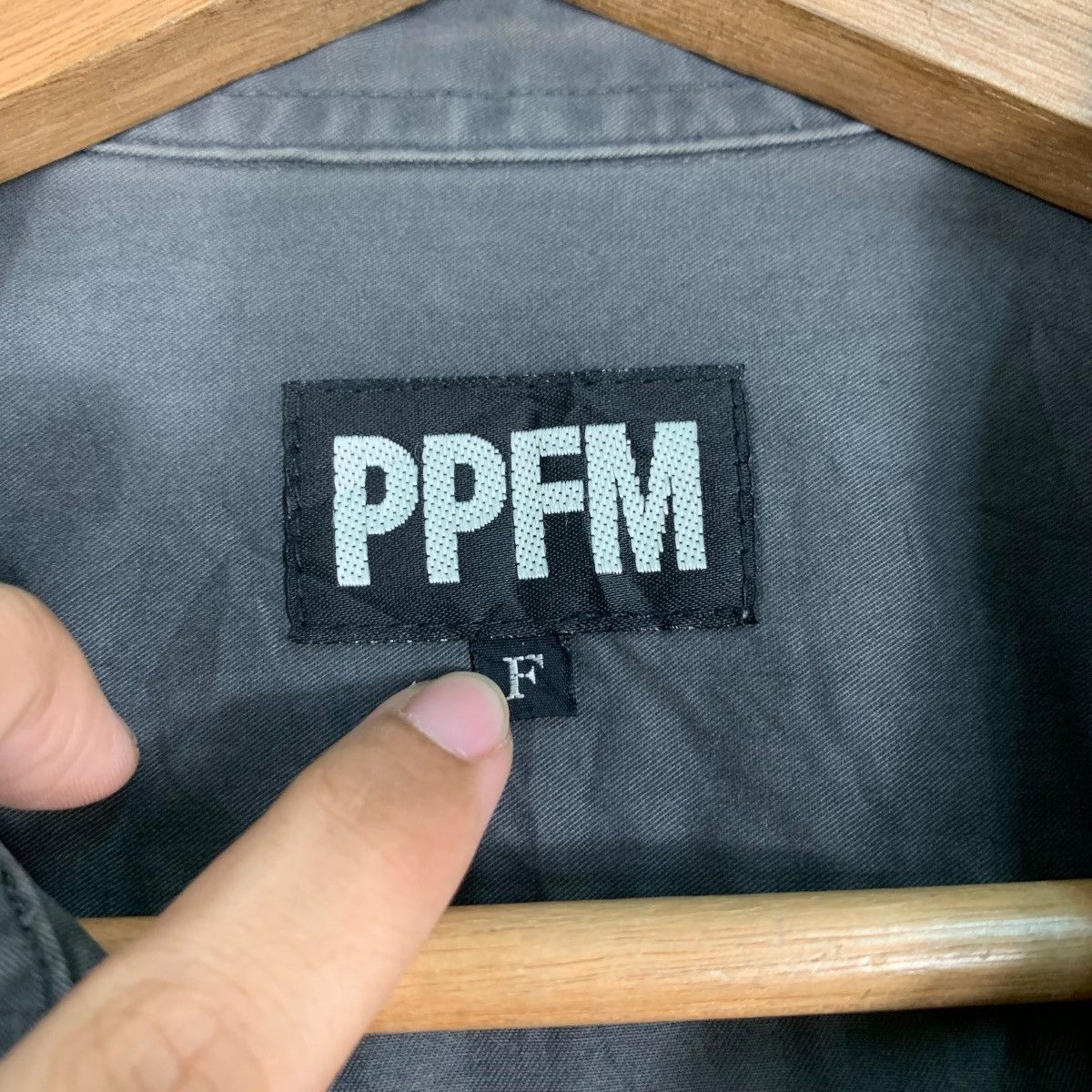 PPFM PPFM Single Pocket Gray Casual Jacket #1238-C56 Size US M / EU 48-50 / 2 - 17 Thumbnail