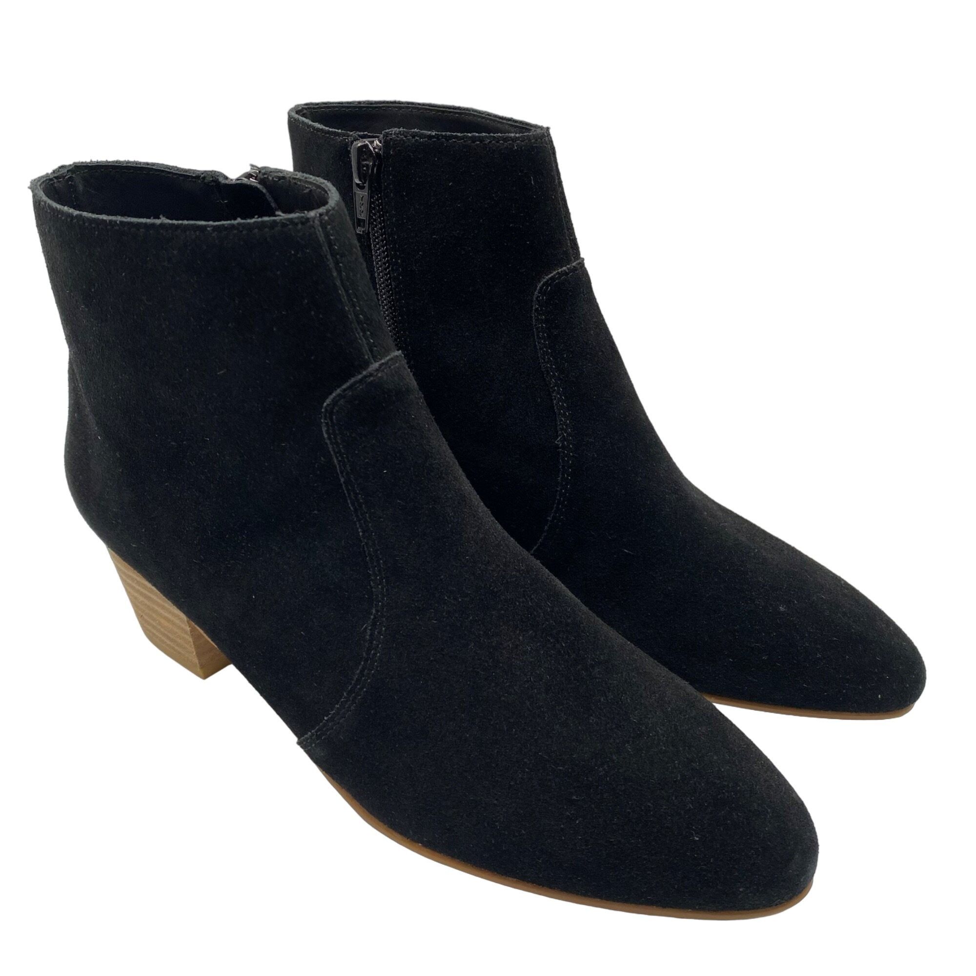 Soludos Soludos Lola Black Suede Leather Almond Toe Ankle Booties Wo Size US 8 / IT 38 - 11 Thumbnail