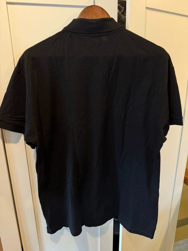 Balenciaga Balenciaga Black Cola Wave Embroidered Polo Shirt Short Sl Size US XS / EU 42 / 0 - 2 Thumbnail