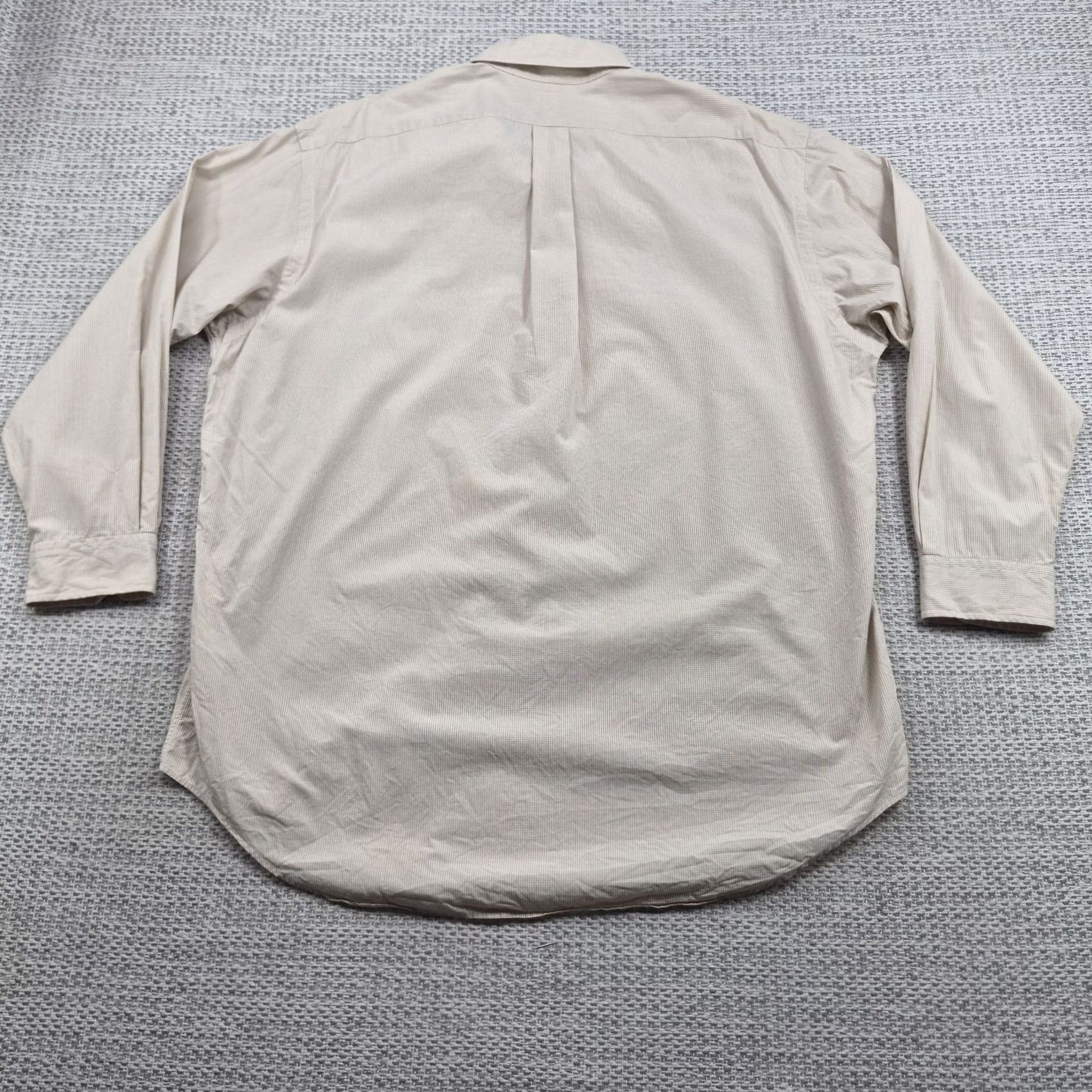 Ralph Lauren VINTAGE Ralph Lauren Dress Shirt Mens 16.5 32/33 Bieje Yarmouth Classic Fit Size 46R - 6 Thumbnail