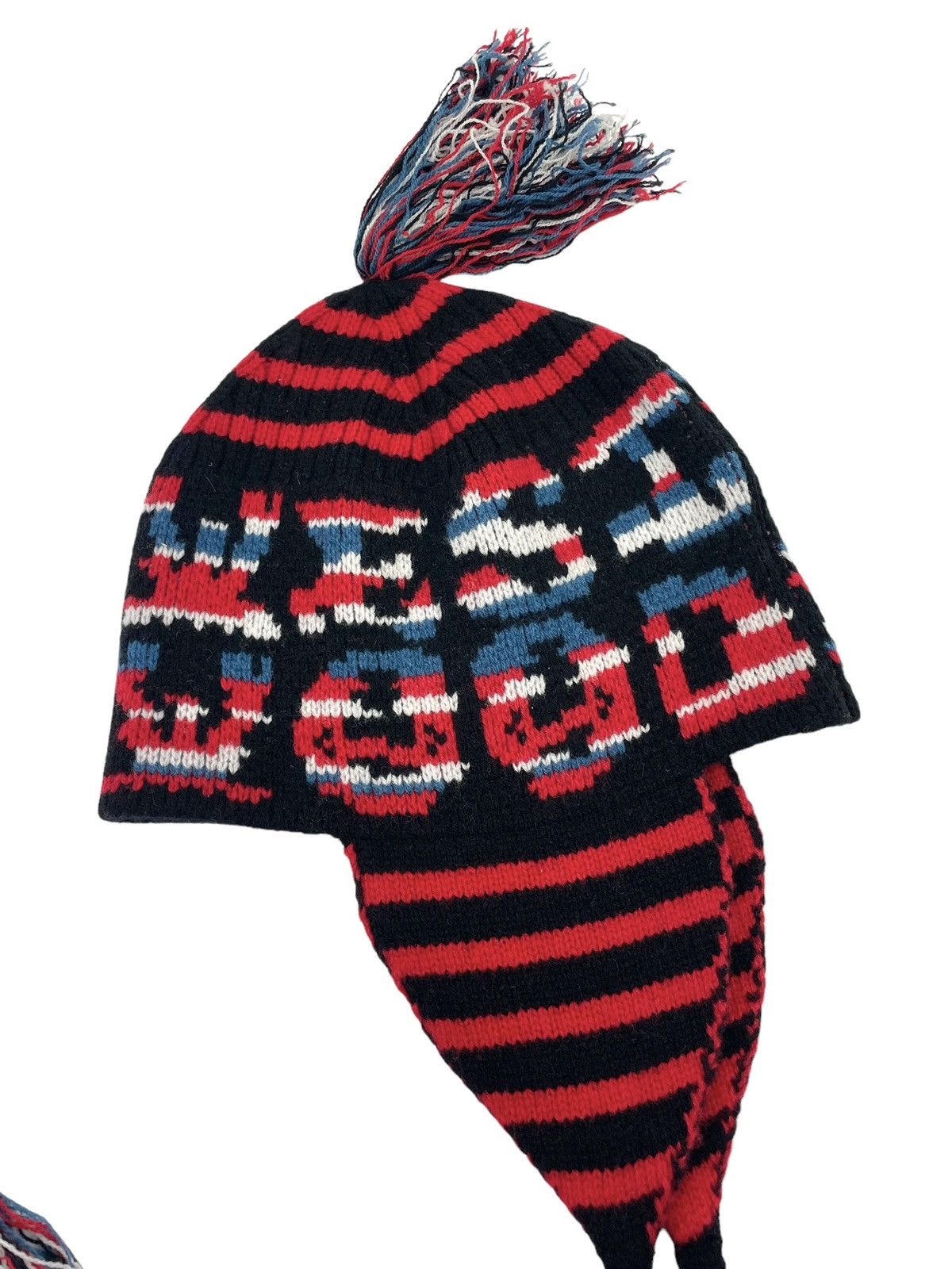 Vivienne Westwood Orb Knit Spell Out Earflap Beanie Size ONE SIZE - 4 Thumbnail