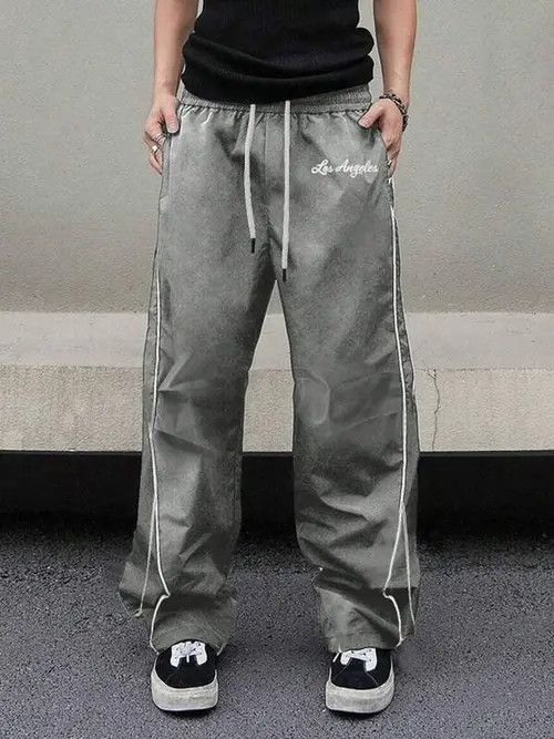 Japanese Brand Wide DRIP street Y2K Pants Size US 30 / EU 46 - 4 Thumbnail