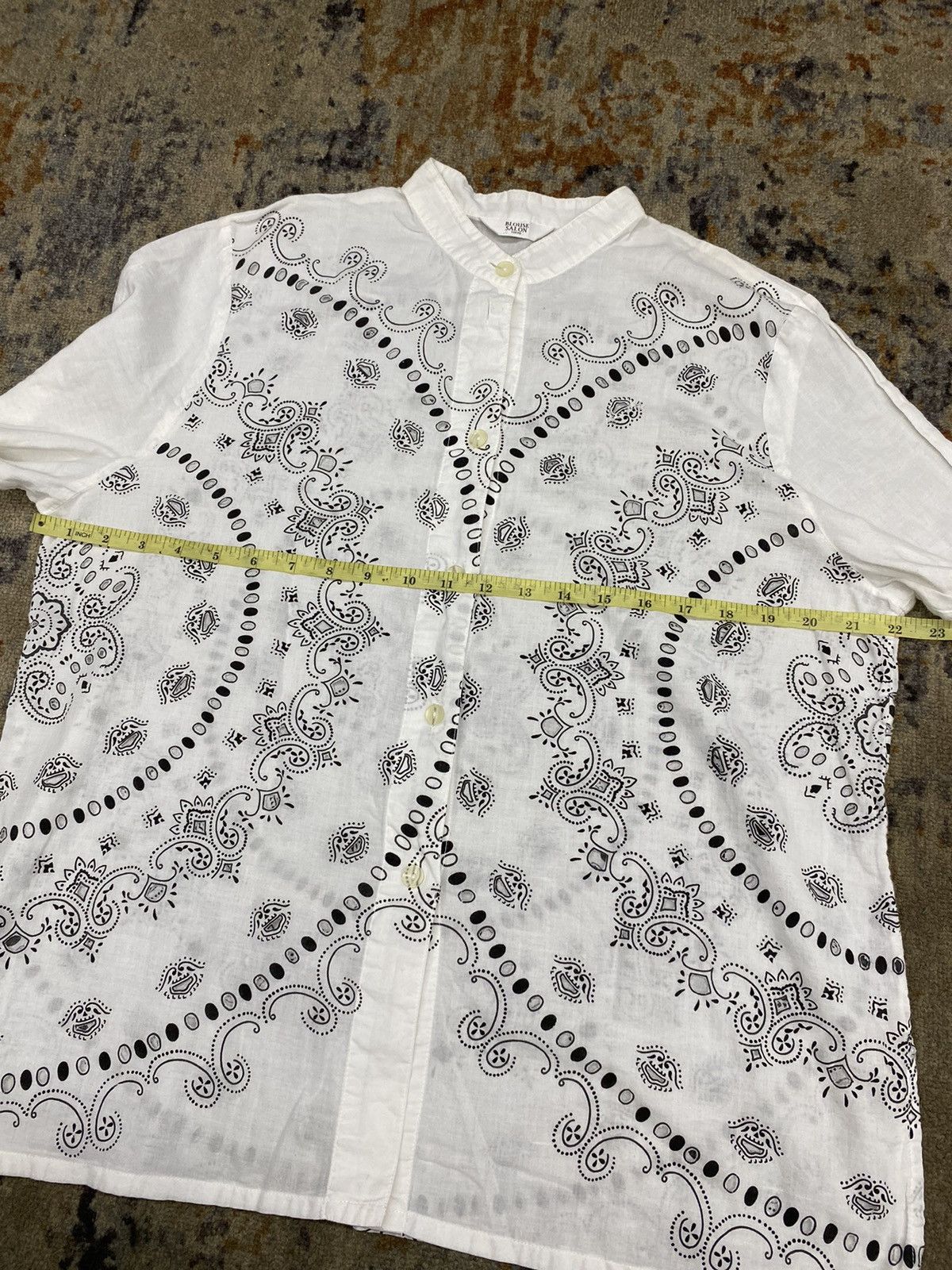 If Six Was Nine × Issey Miyake × Japanese Brand issey miyake style japanese blouse salon tokyo bandana holes Size US S / EU 44-46 / 1 - 14 Thumbnail