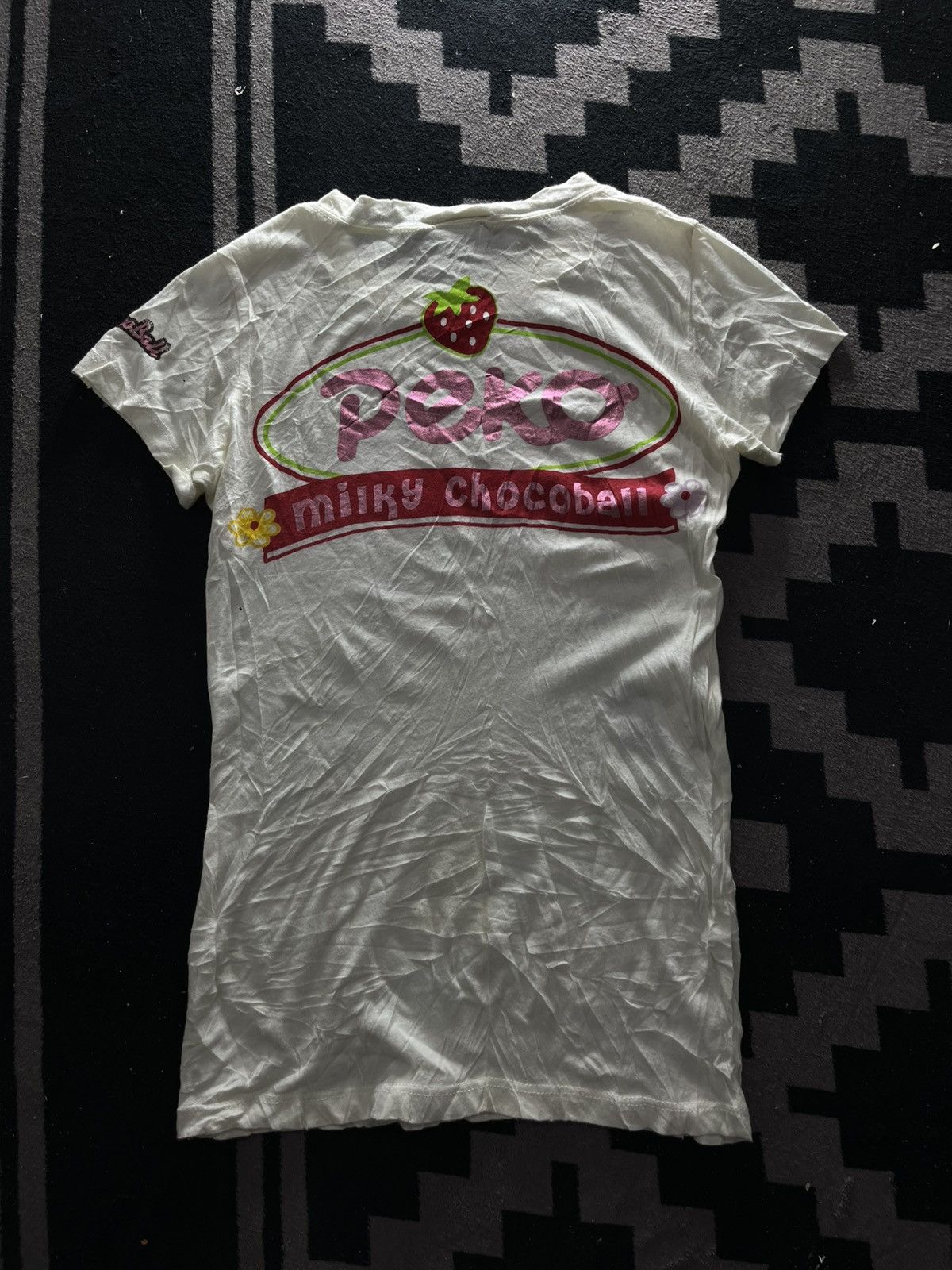 Hysteric Glamour 2000s junk food milky choco ball distressed glitter tshirt Size M / US 6-8 / IT 42-44 - 2 Thumbnail
