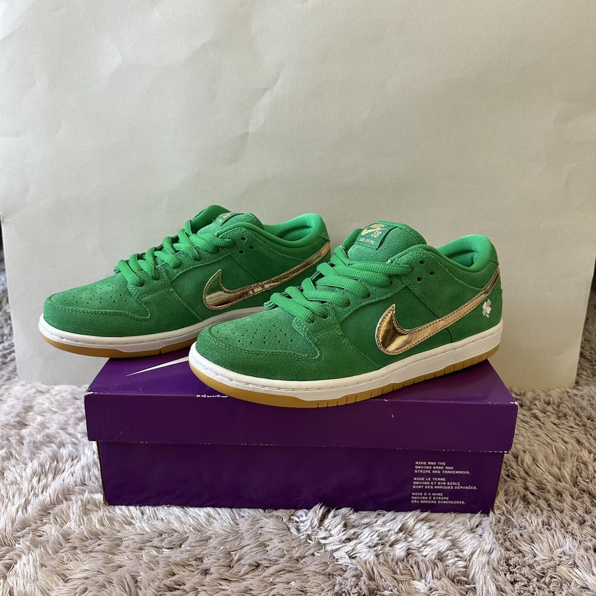 Nike Nike SB Dunk Low Pro St Patrick’s Day - NEW Size 42 Size US 8.5 / EU 41-42 - 2 Thumbnail