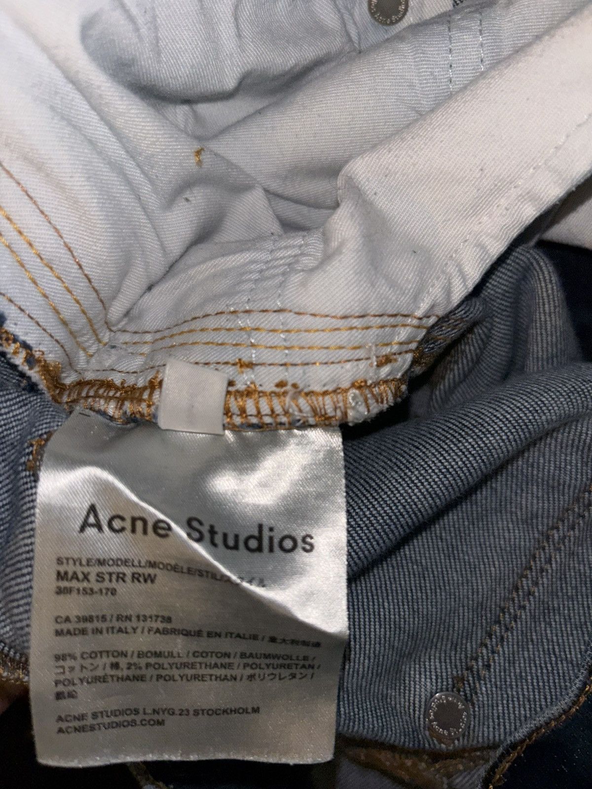 Acne Studios Acne Studios Blue Jeans Size US 30 / EU 46 - 3 Thumbnail