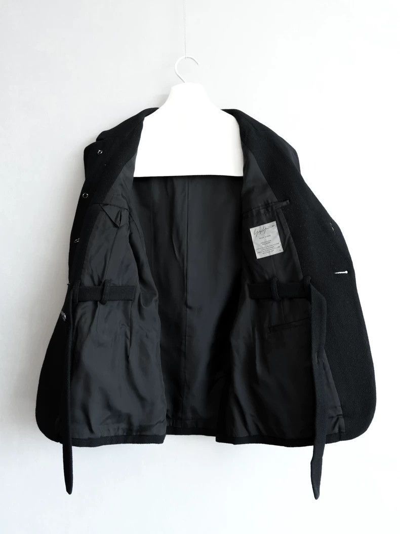 Yohji Yamamoto Yohji Yamamoto Yohji Yamamoto Black Jacket with Silver But Size US M / EU 48-50 / 2 - 4 Thumbnail
