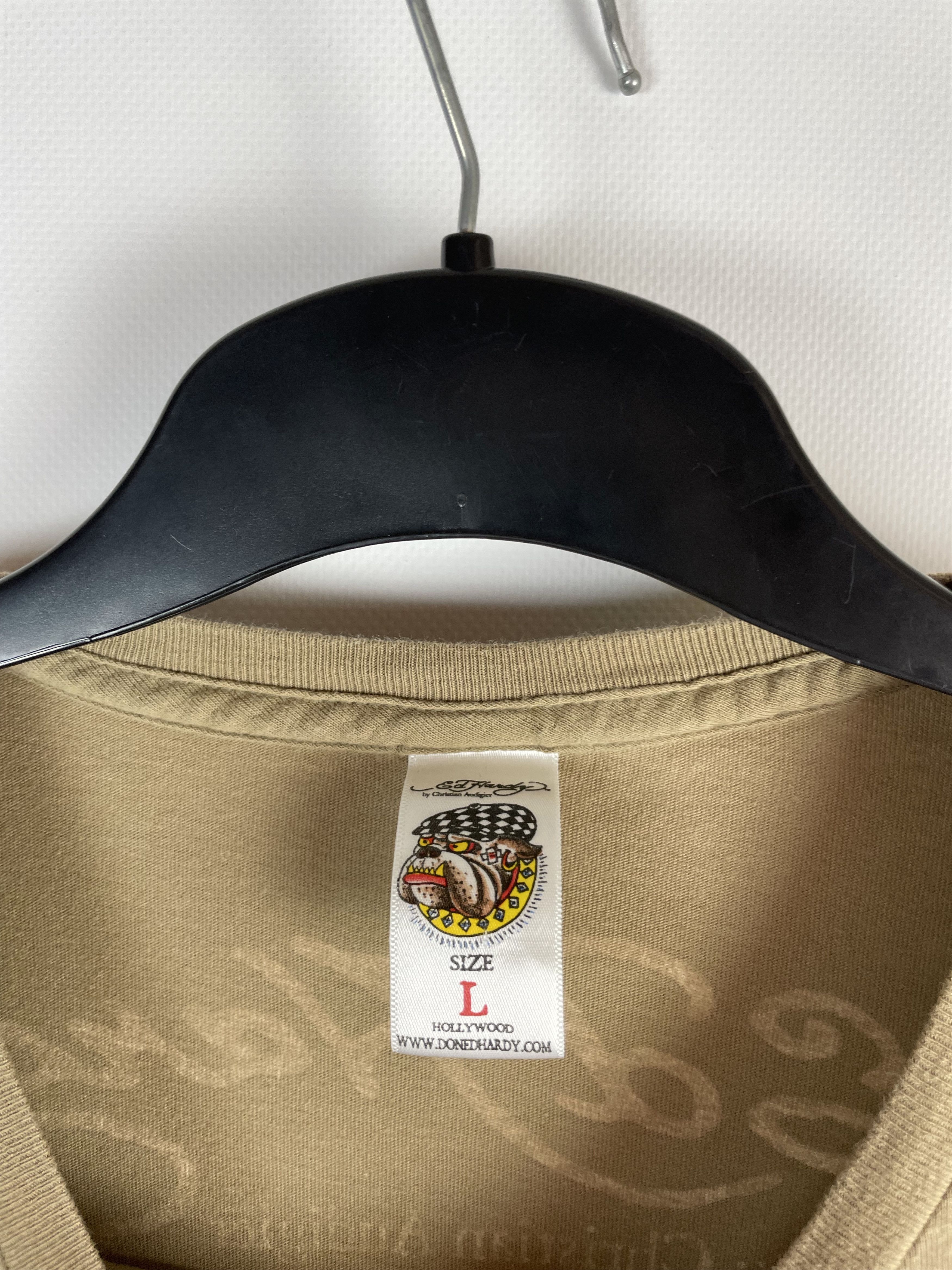 Christian Audigier Vintage Y2K Ed Hardy Long Sleeve Size L / US 10 / IT 46 - 4 Thumbnail
