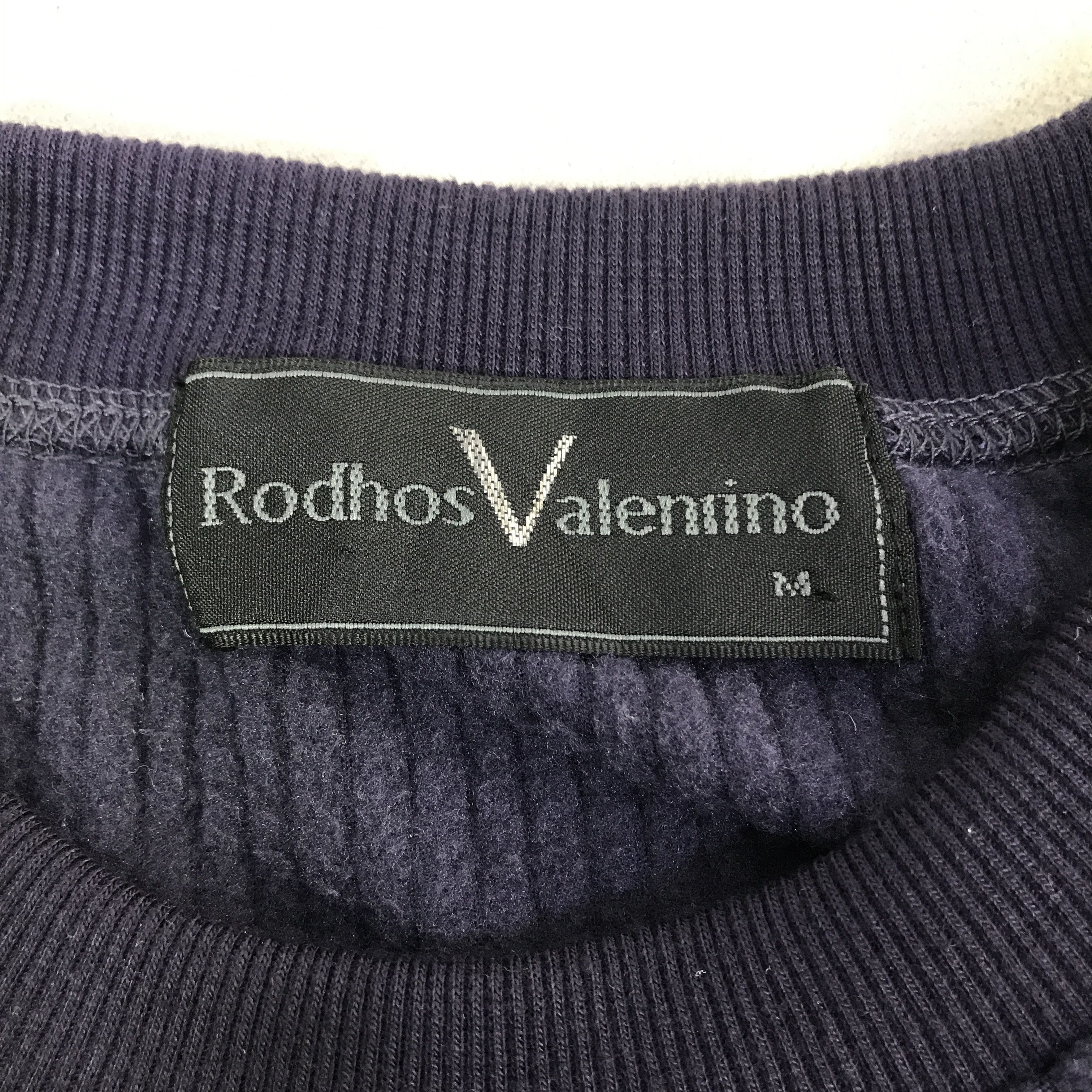 Japanese Brand Vintage Rodhos Valenrino Sweatshirt K114B22 Size US M / EU 48-50 / 2 - 10 Thumbnail