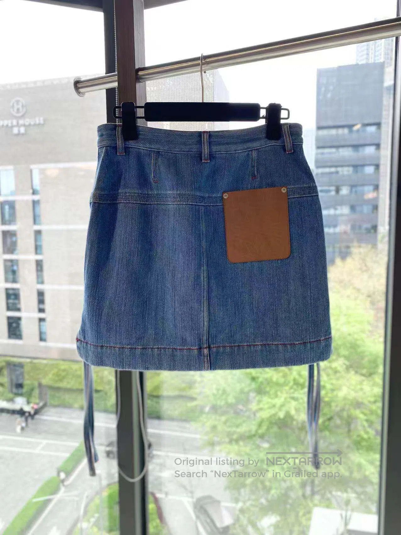 Loewe Loewe Patchwork pocket denim skirt| Size 25" / US 0 / IT 36 - 2 Thumbnail