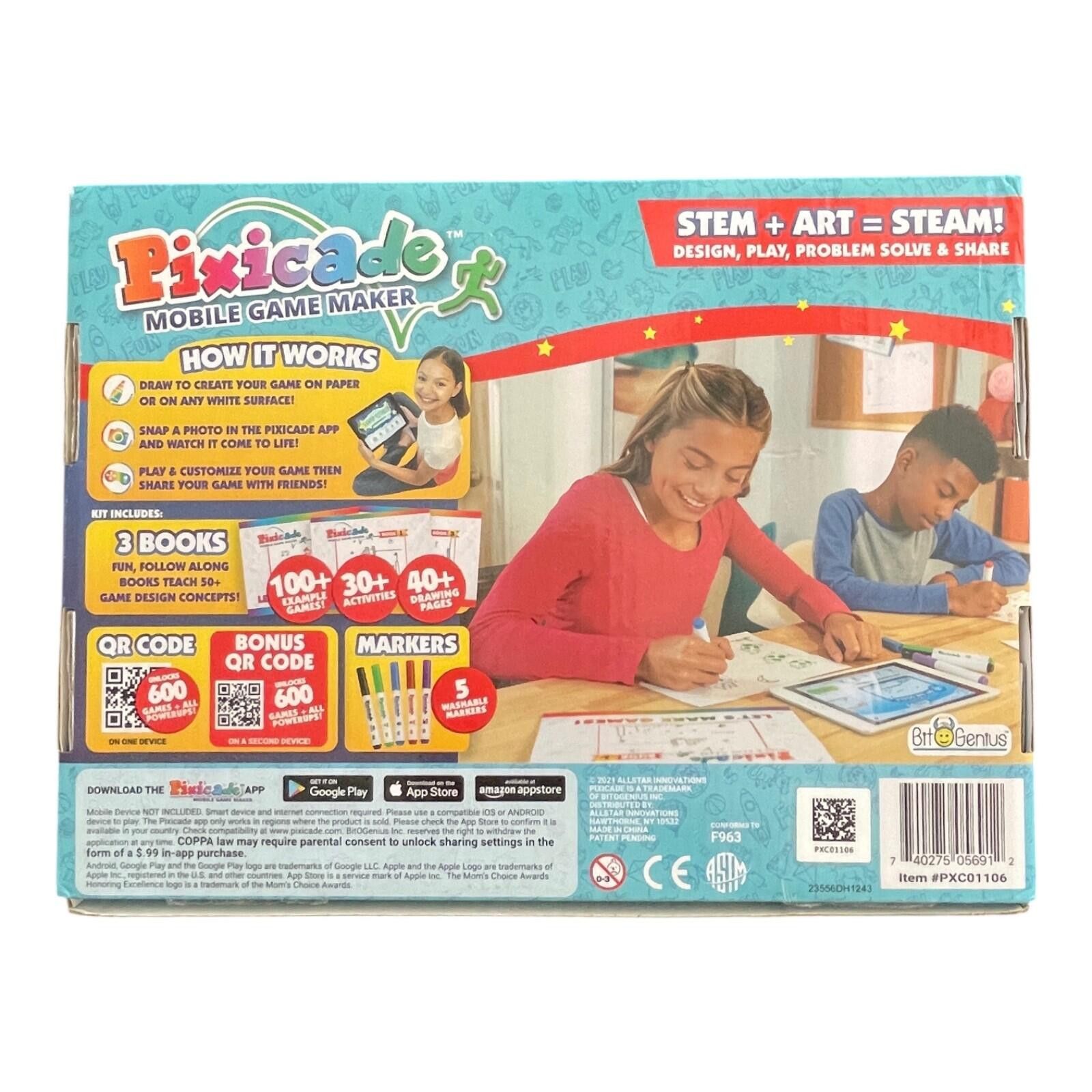 Other Pixicade Mobile Game Maker Complete STEM Art Toy Set CLEAN Size ONE SIZE - 2 Thumbnail