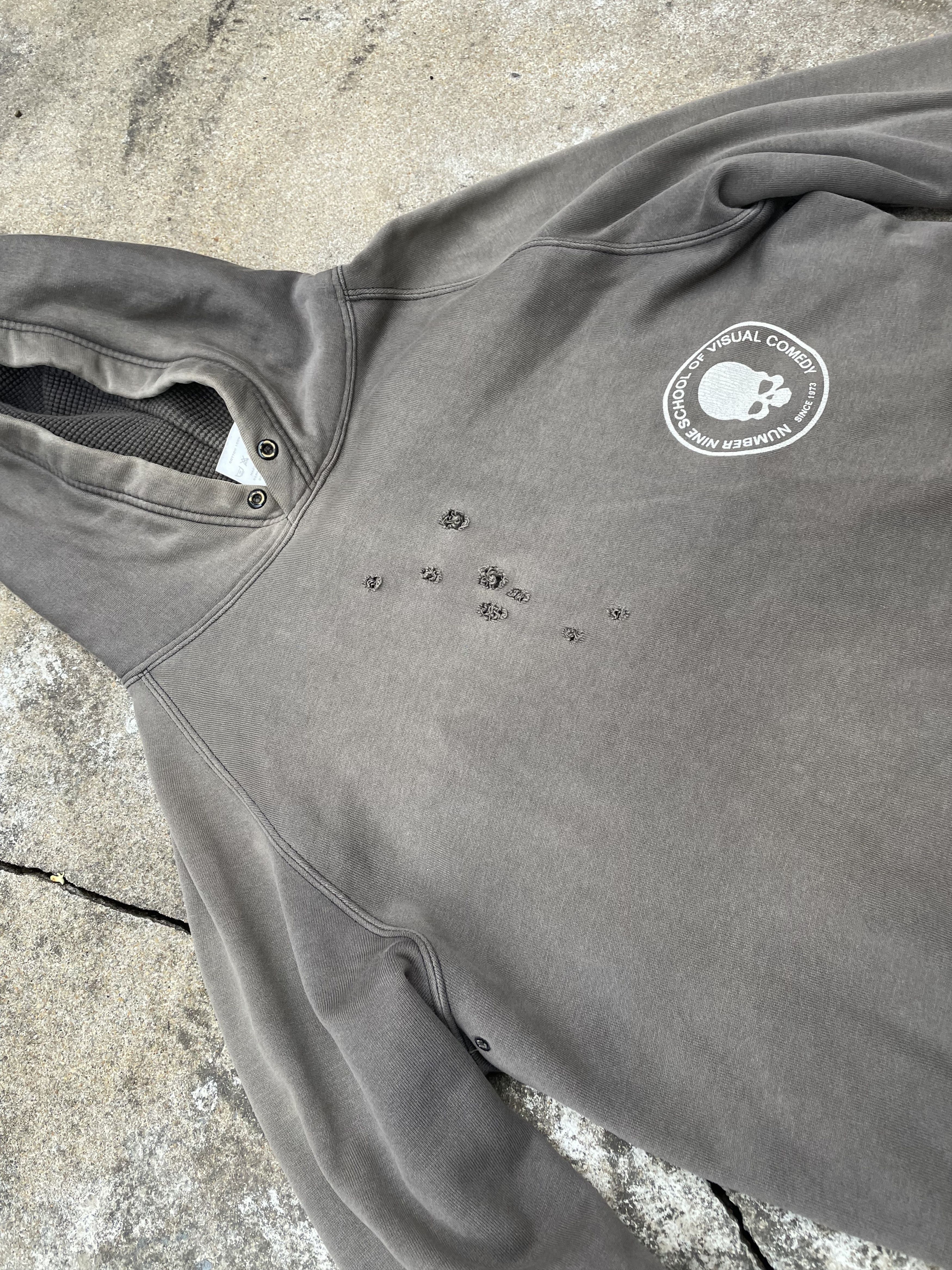 Number (N)ine SS01 “Time Migration” School of Visual Comedy Hoodie Size US L / EU 52-54 / 3 - 3 Thumbnail