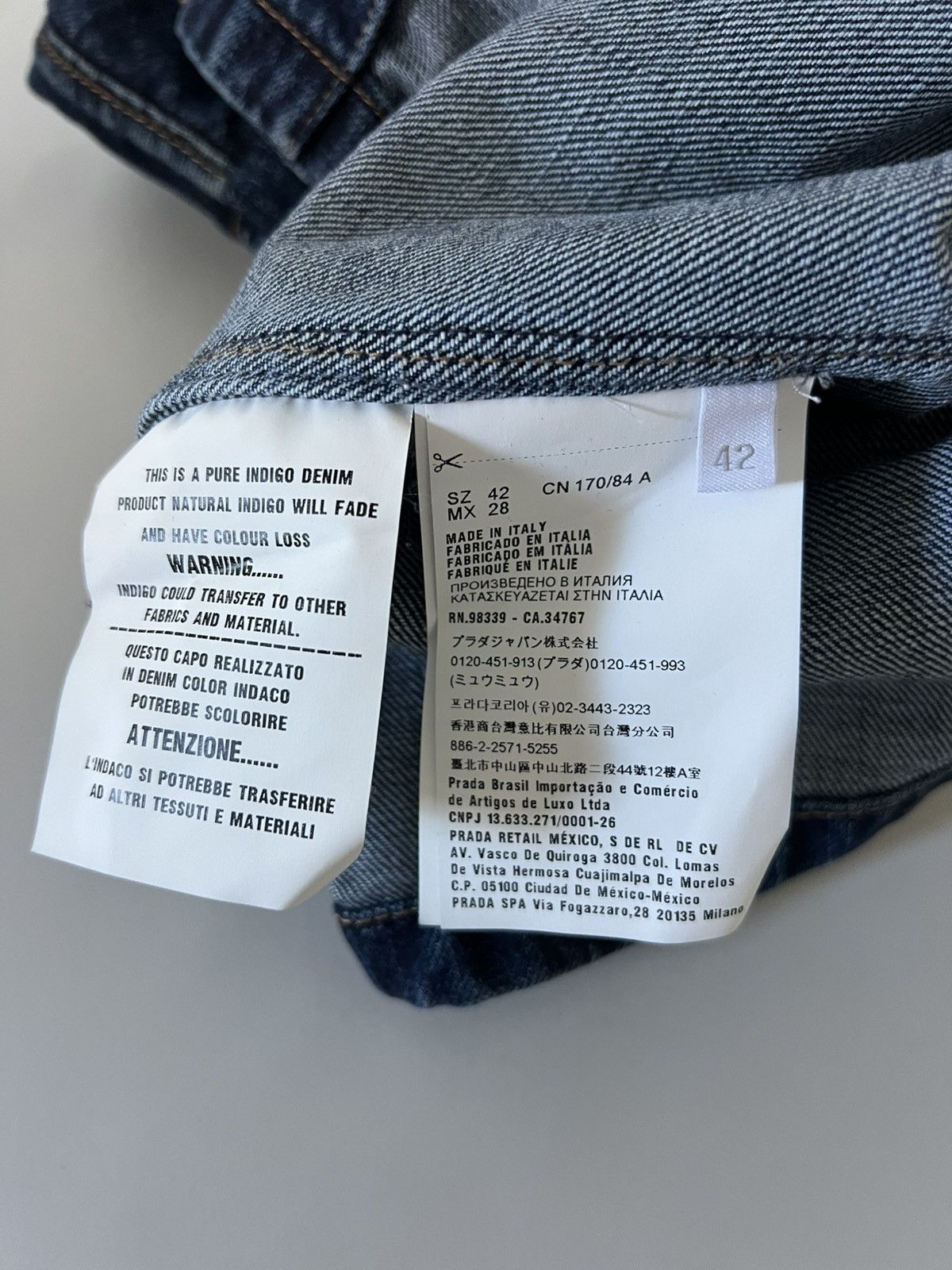 Prada Prada denim Shirt Size US M / EU 48-50 / 2 - 5 Thumbnail