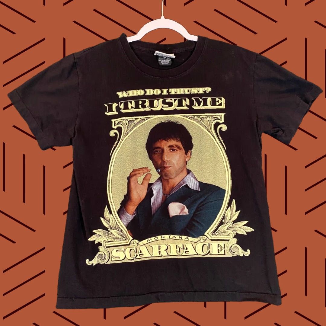 Vintage VINTAGE The ROXX Scarface Shirt Mens M Short Black Crew Neck Graphic S/S Movie Size US M / EU 48-50 / 2 - 1 Thumbnail
