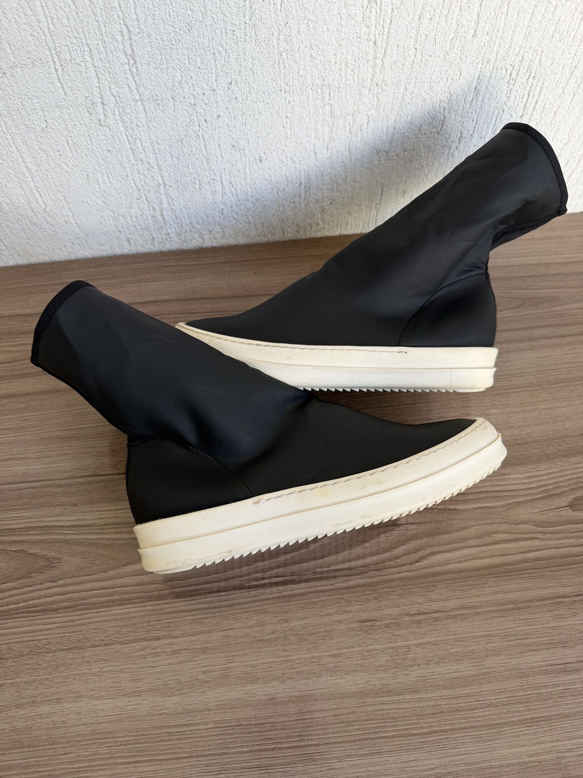Rick Owens Drkshdw ❤️Neoprene suba socks Ramones Size US 8 / IT 38 - 14 Thumbnail