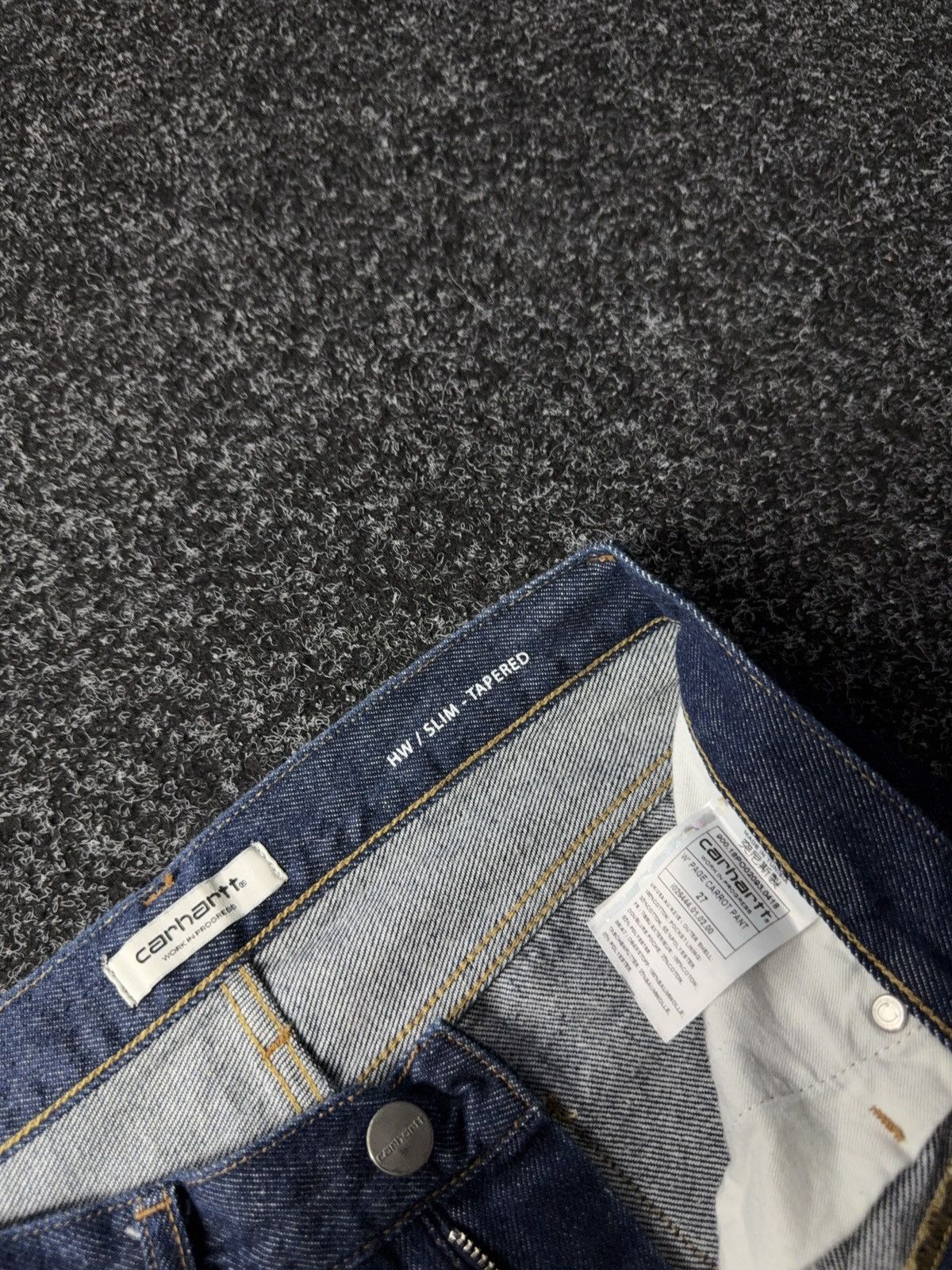 Carhartt Vintage 00s style Y2K Carhartt Women’s denim pants jeans Size 27" / US 4 / IT 40 - 6 Thumbnail