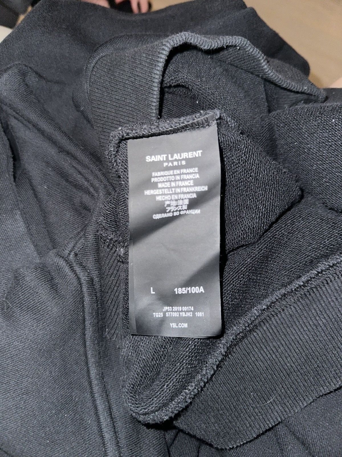 Saint Laurent Paris saint laurent hoodie Size US L / EU 52-54 / 3 - 9 Thumbnail