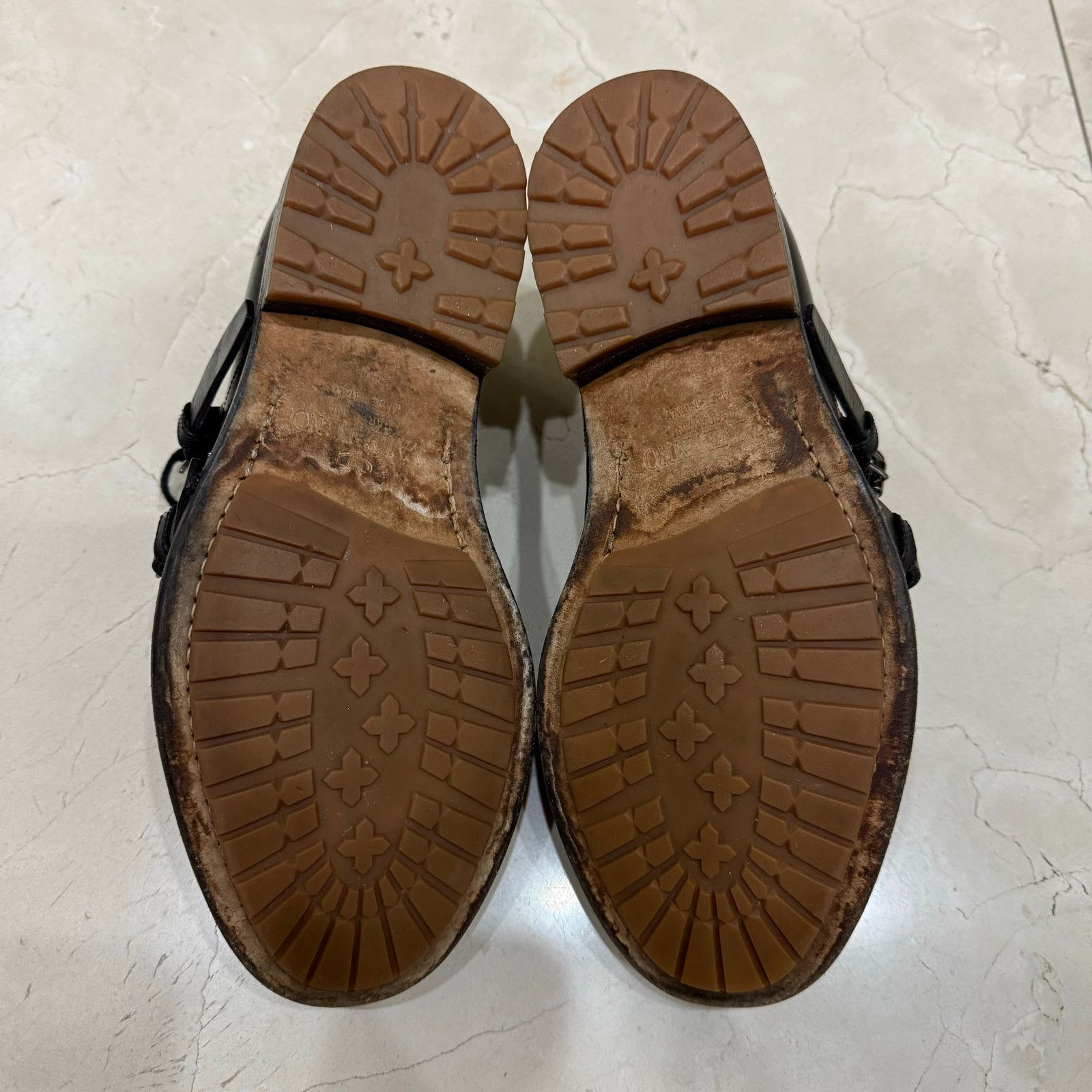 Valentino $1195 Value Black Valentino Garavani Double Monk Strap Shoe Size US 8 / EU 41 - 5 Thumbnail