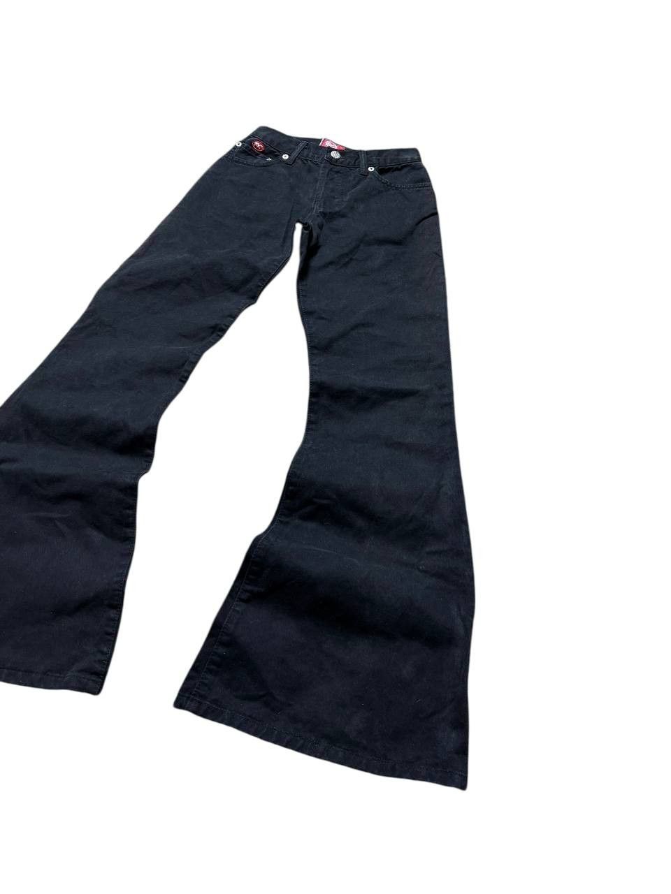 Request Jeans RARE Requested Jeans Culture Flared Sun Fade Italian Jeans Size US 26 / EU 42 - 4 Thumbnail