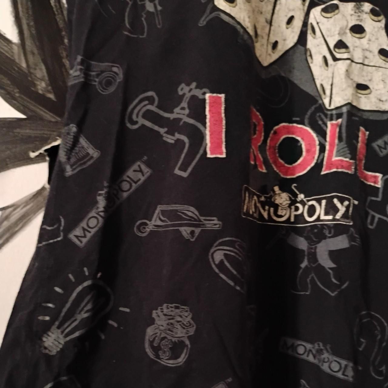 Vintage Monopoly T-shirt size Large *THIS IS HOW I ROLL* Vintage Size L / US 10 / IT 46 - 2 Thumbnail