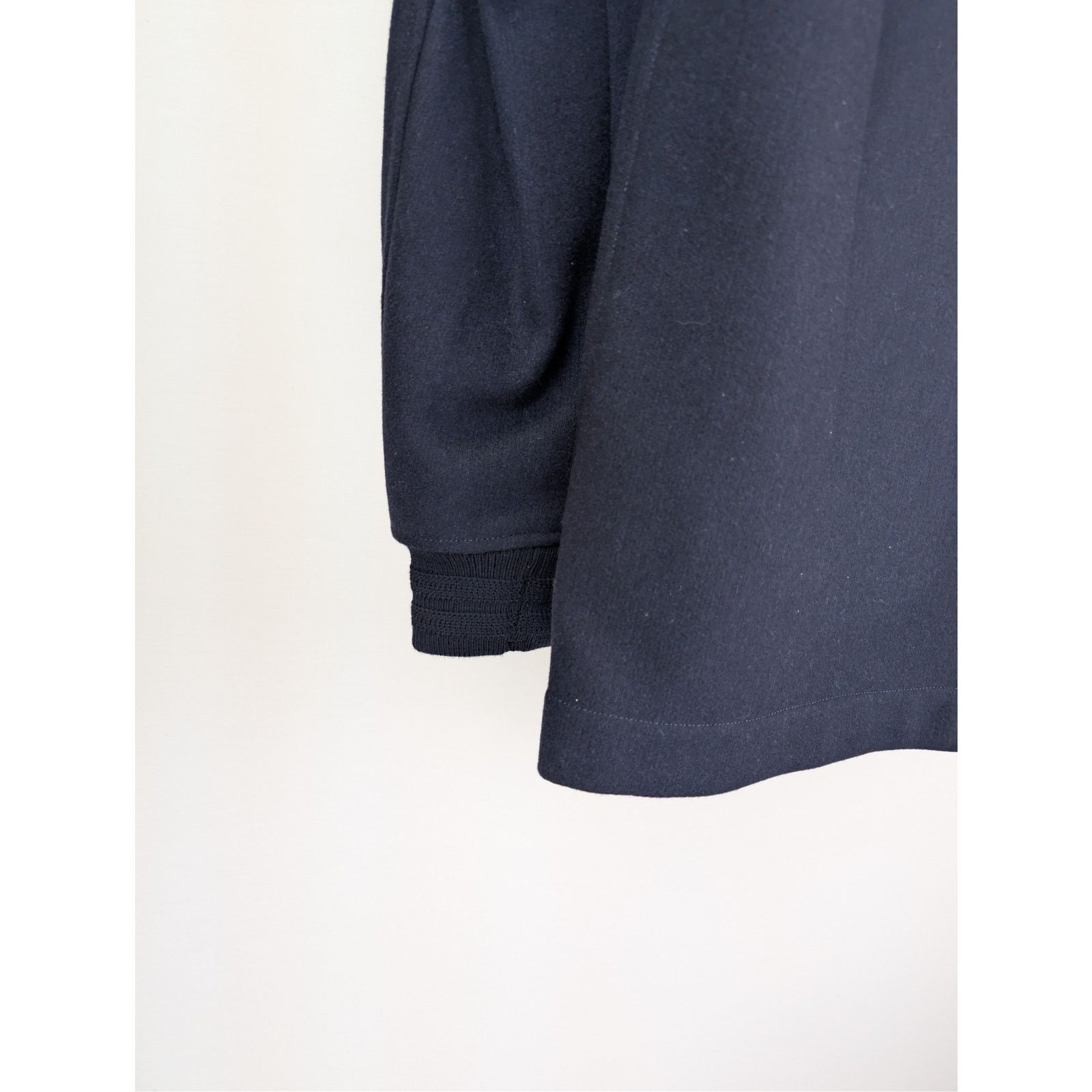 Stone Island o1rshd1 Panno Speciale Hoodie Jacket in navy blue wool blend Size US L / EU 52-54 / 3 - 14 Thumbnail