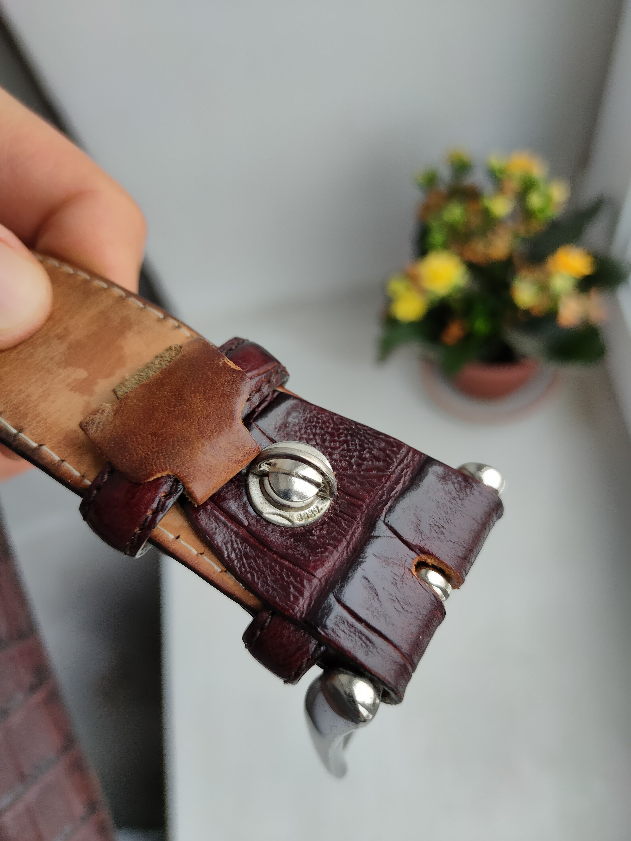 Vintage Robert Charles Vintage Leather Belts Men's Made in Italy Size ONE SIZE - 8 Thumbnail