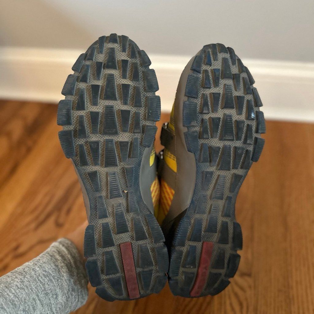 Prada Prada Crossection Sneakers Yellow Gray 9 Size US 9 / EU 42 - 7 Thumbnail