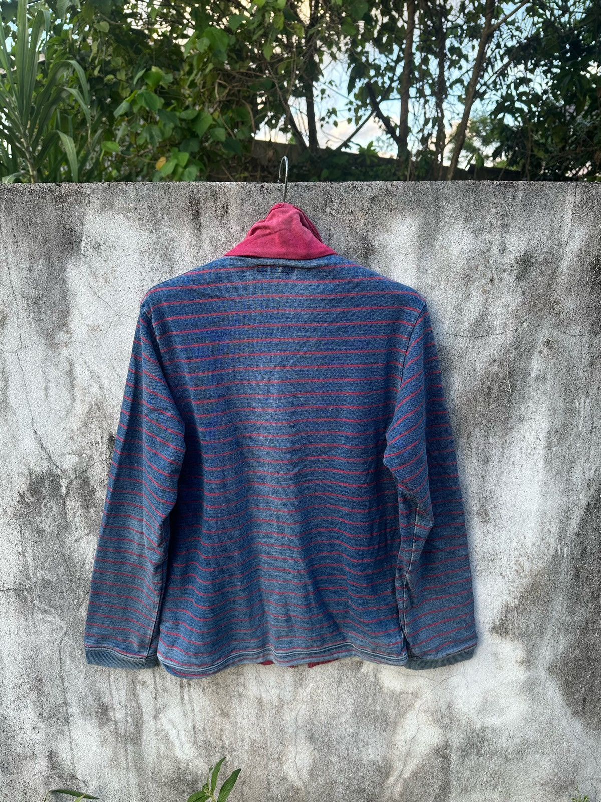 Blue Blue Japan Blue blue stripes zipper jacket Size US M / EU 48-50 / 2 - 7 Thumbnail