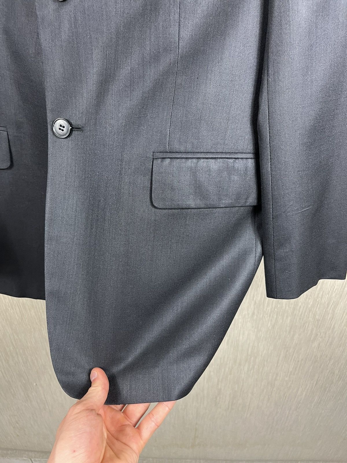 Ermenegildo Zegna × Z Zegna Ermenegildo Z Zegna wool blazer jacket shiny calico fabric Size 50R - 12 Thumbnail