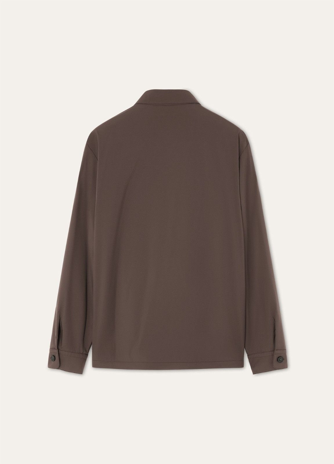 Loro Piana o1srvl11e0526 FAP9727 WindWish Overshirt in Brown Size US M / EU 48-50 / 2 - 2 Thumbnail