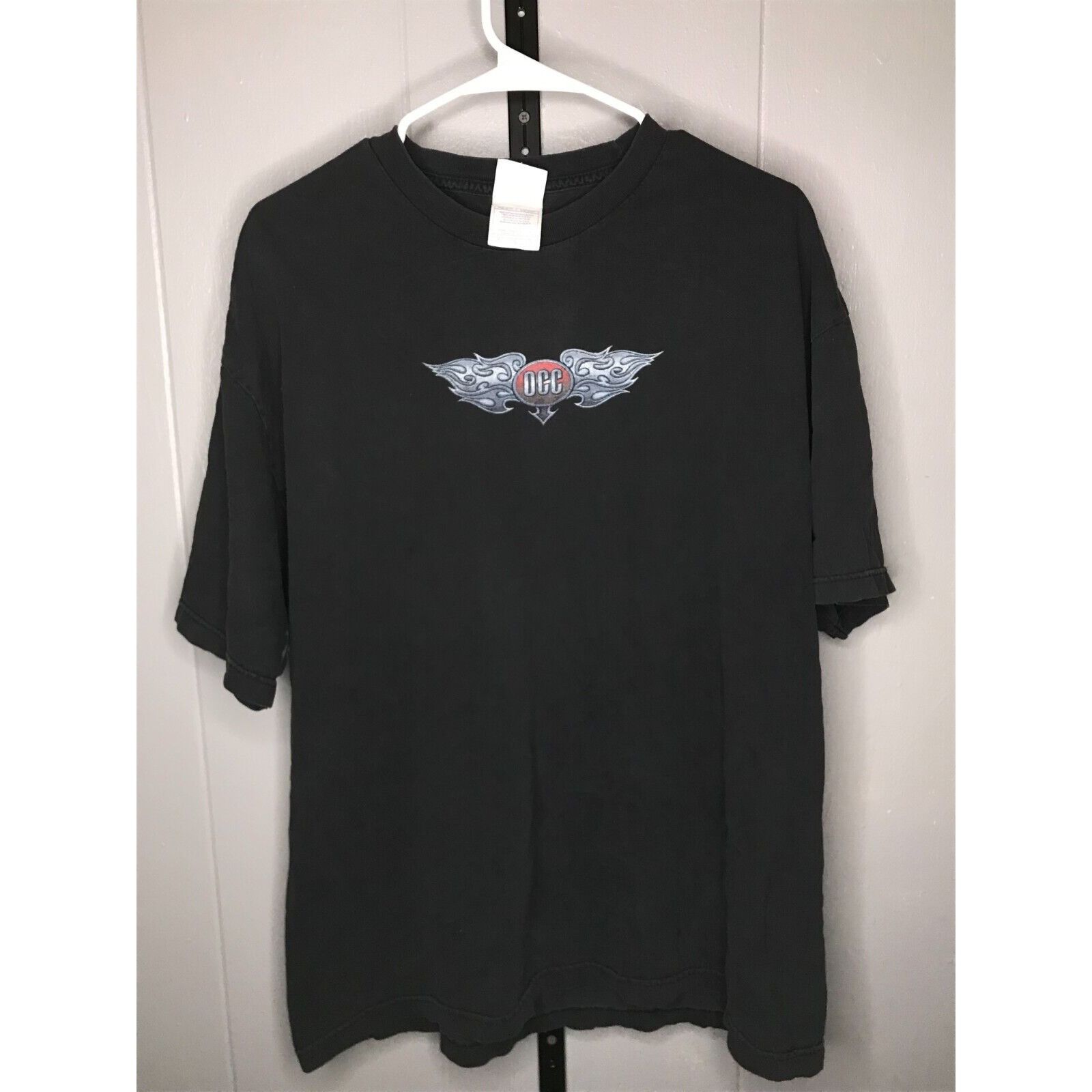 Vintage Vintage Mens XLarge Black Orange County Choppers New York Bi Size US XL / EU 56 / 4 - 2 Thumbnail