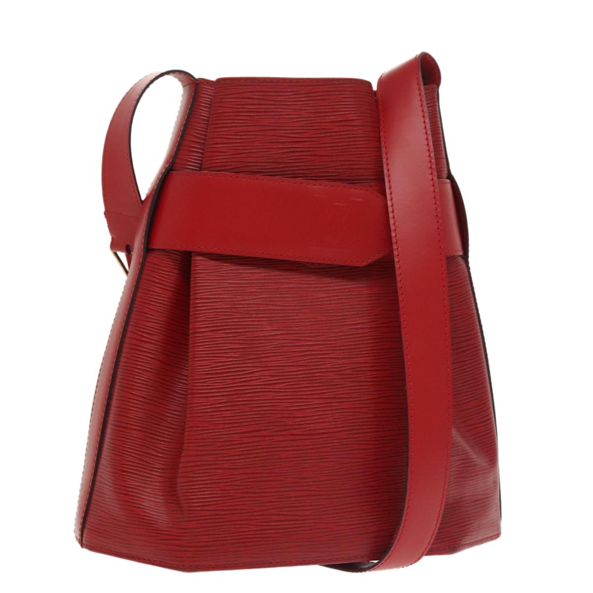 Louis Vuitton Sac D'épaule Red Leather Shoulder Bag (Pre-Owned) Size ONE SIZE - 1 Thumbnail