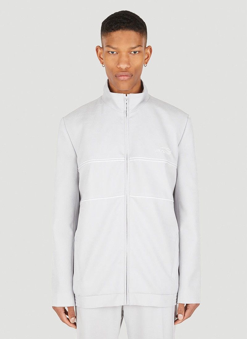 Martine Rose [NEW] $1190 SS22 Tailored Track Jacket Wool Jacquard Grey Size US M / EU 48-50 / 2 - 15 Thumbnail